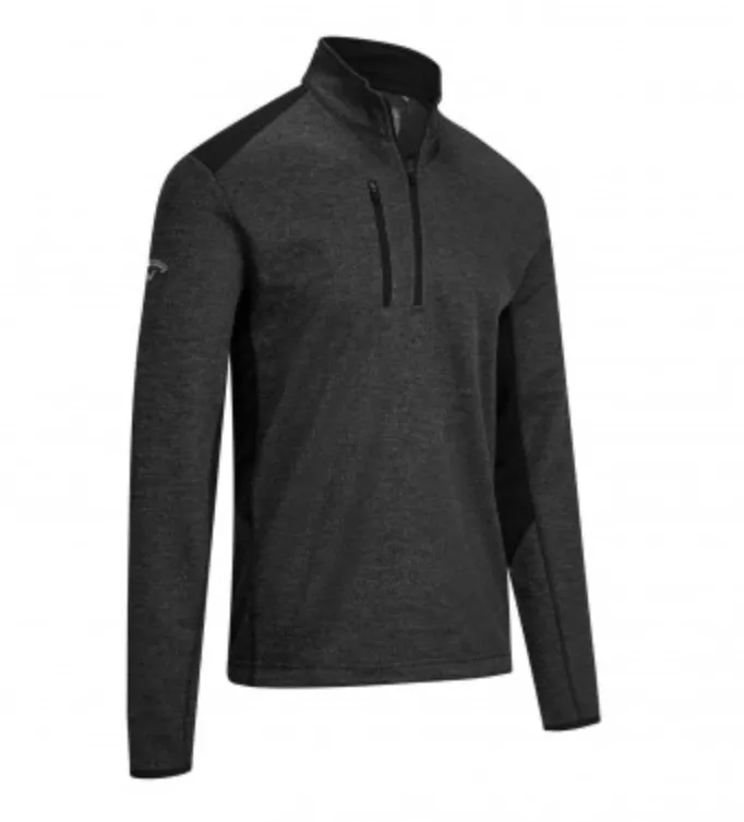Callaway Dual Action Fleece 1/4 Zip Golf Sweater - CGKFA0L7