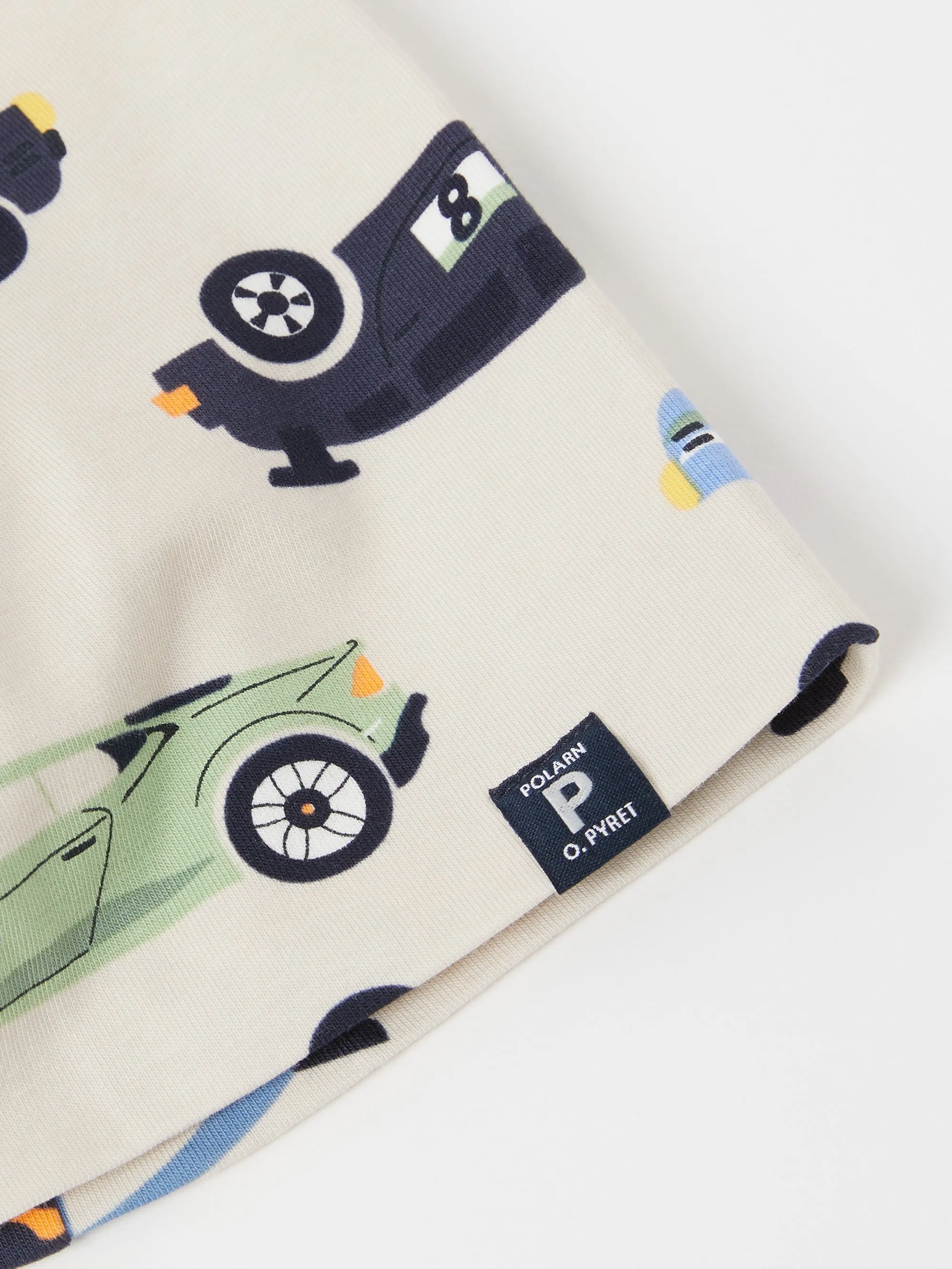 Car Print Kids Beanie Hat