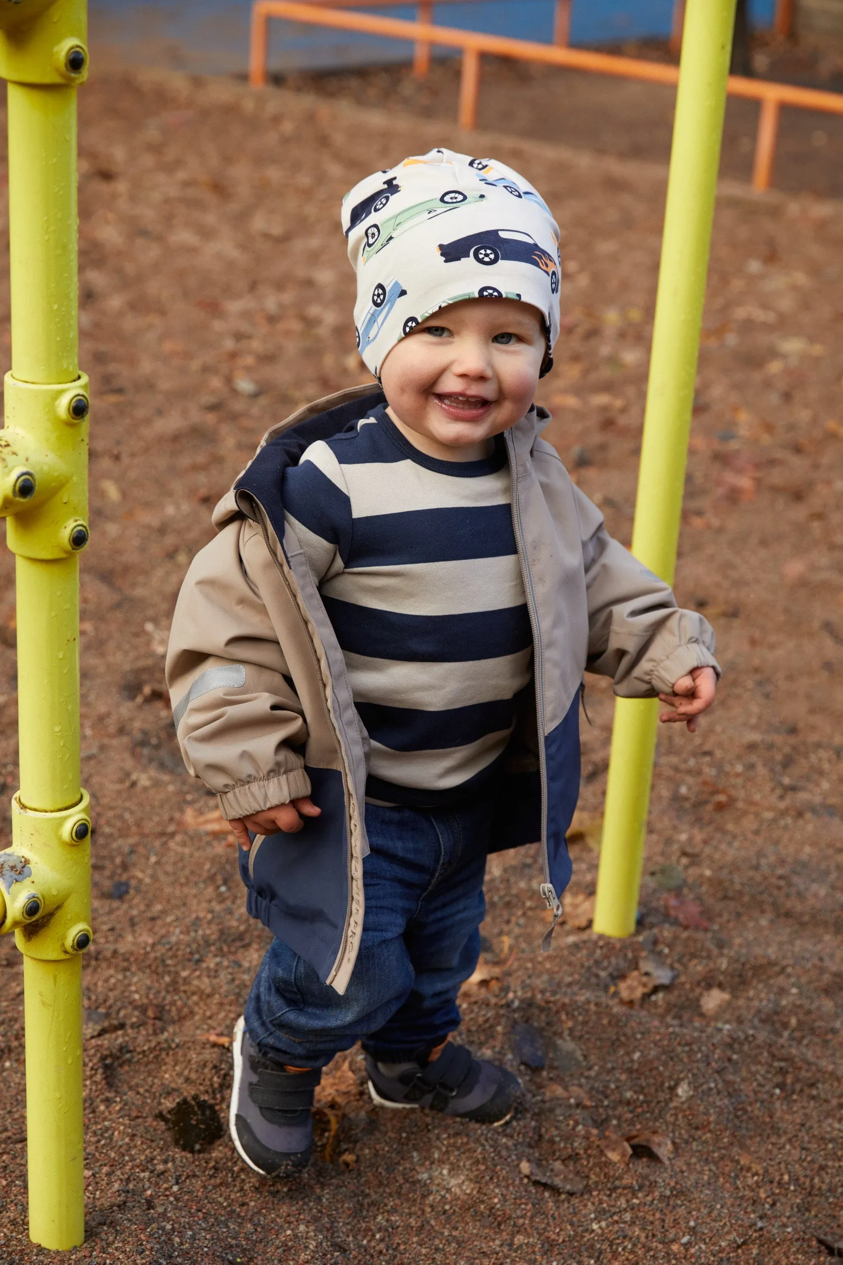 Car Print Kids Beanie Hat