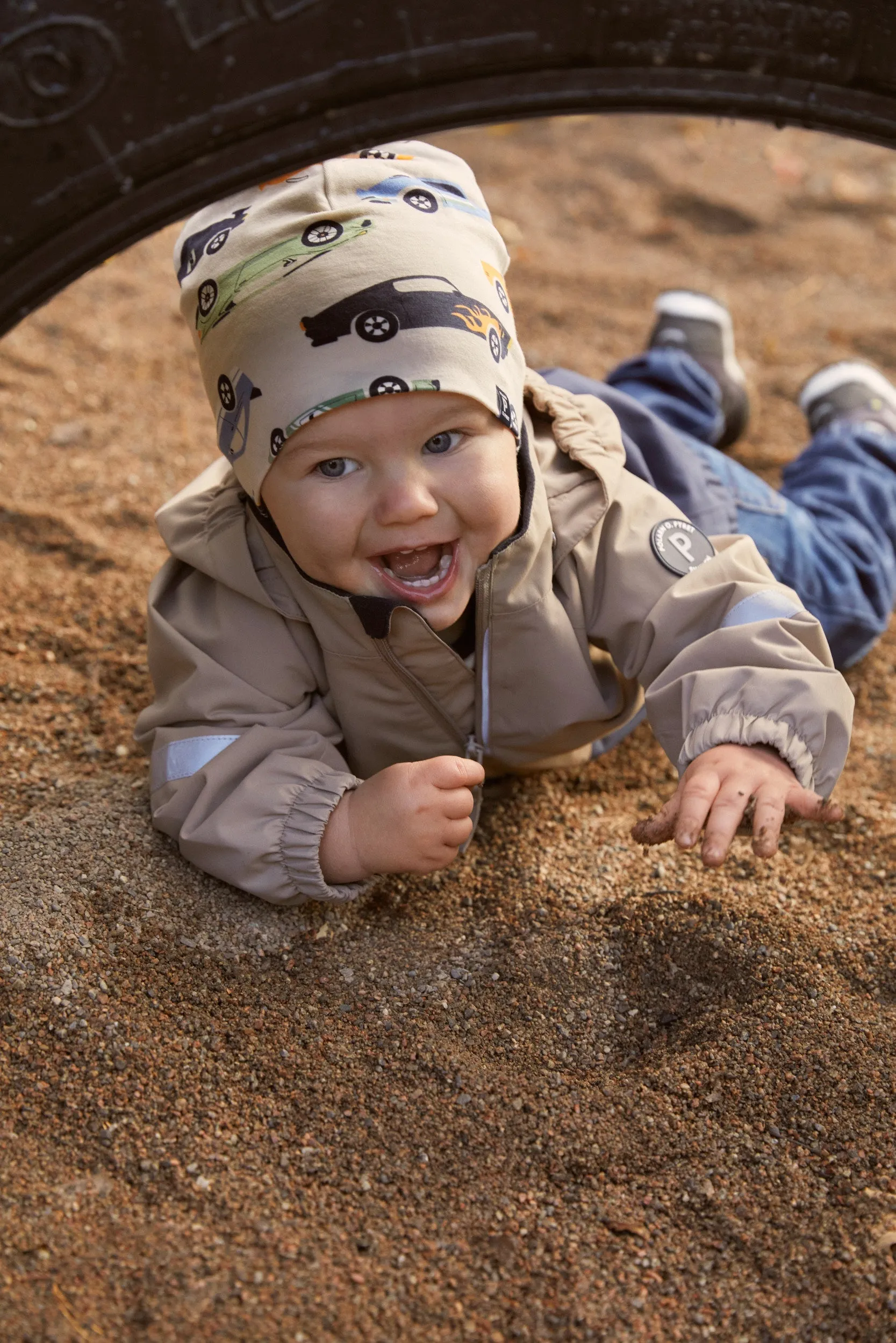 Car Print Kids Beanie Hat