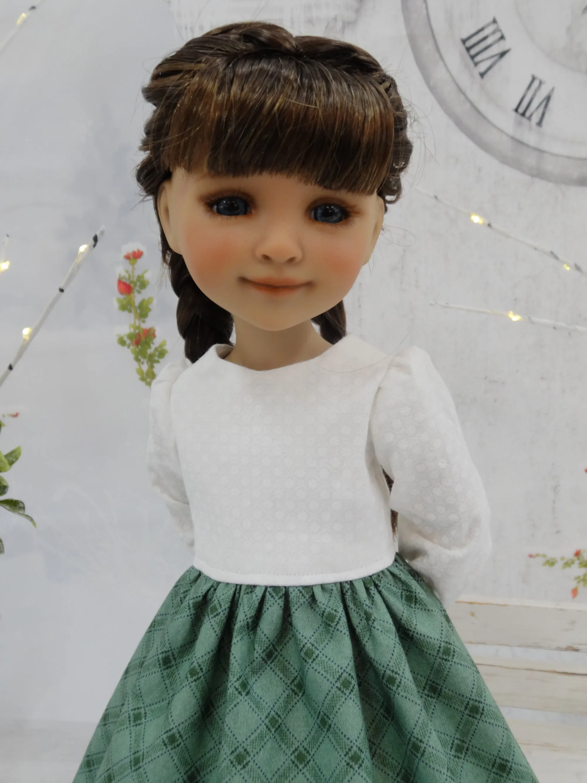 Clara - custom Christmas themed Ruby Red Fashion Friend doll & wardrobe
