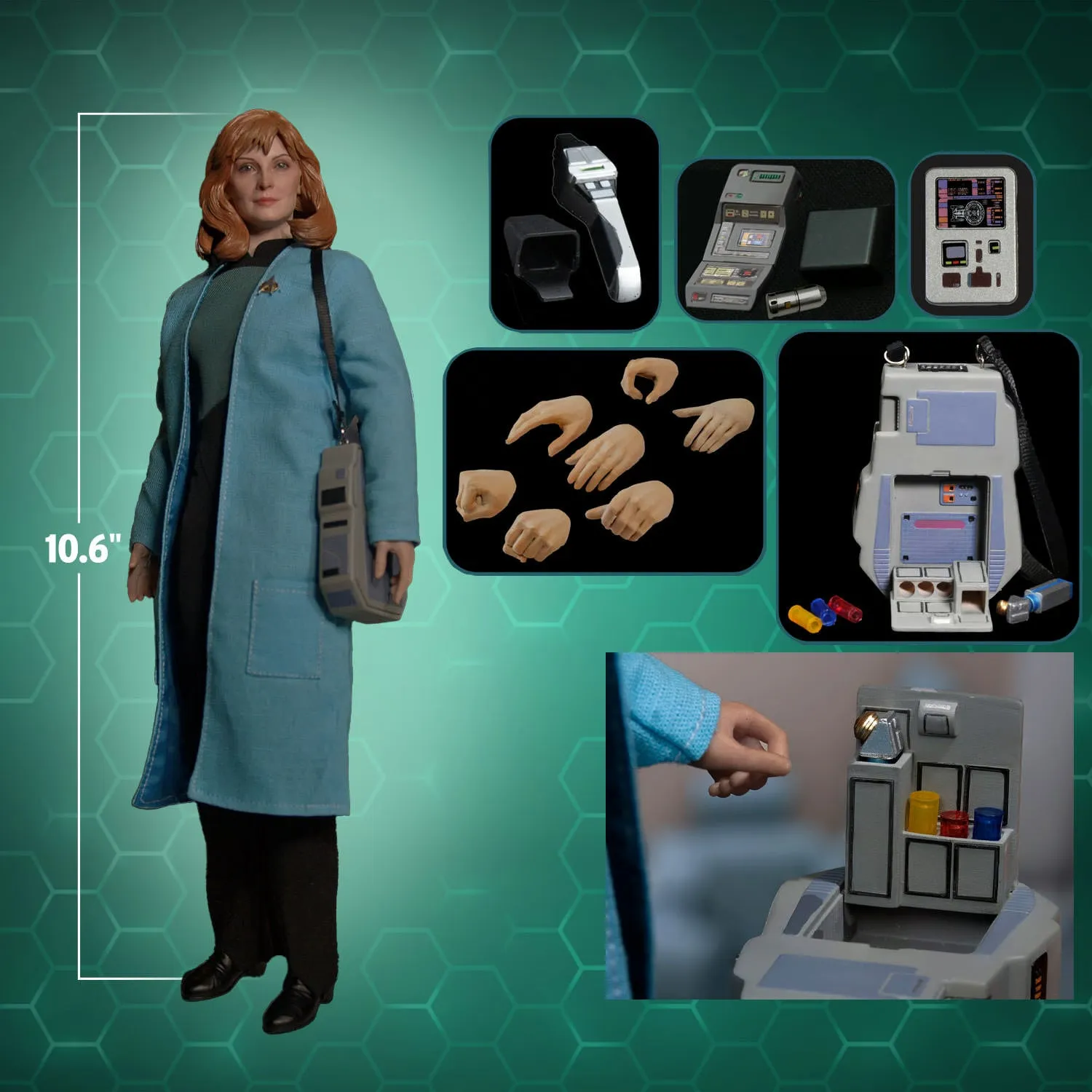 EXO-6 Star Trek: The Next Generation Dr. Beverly Crusher (Standard Ver.) 1/6 Scale Figure