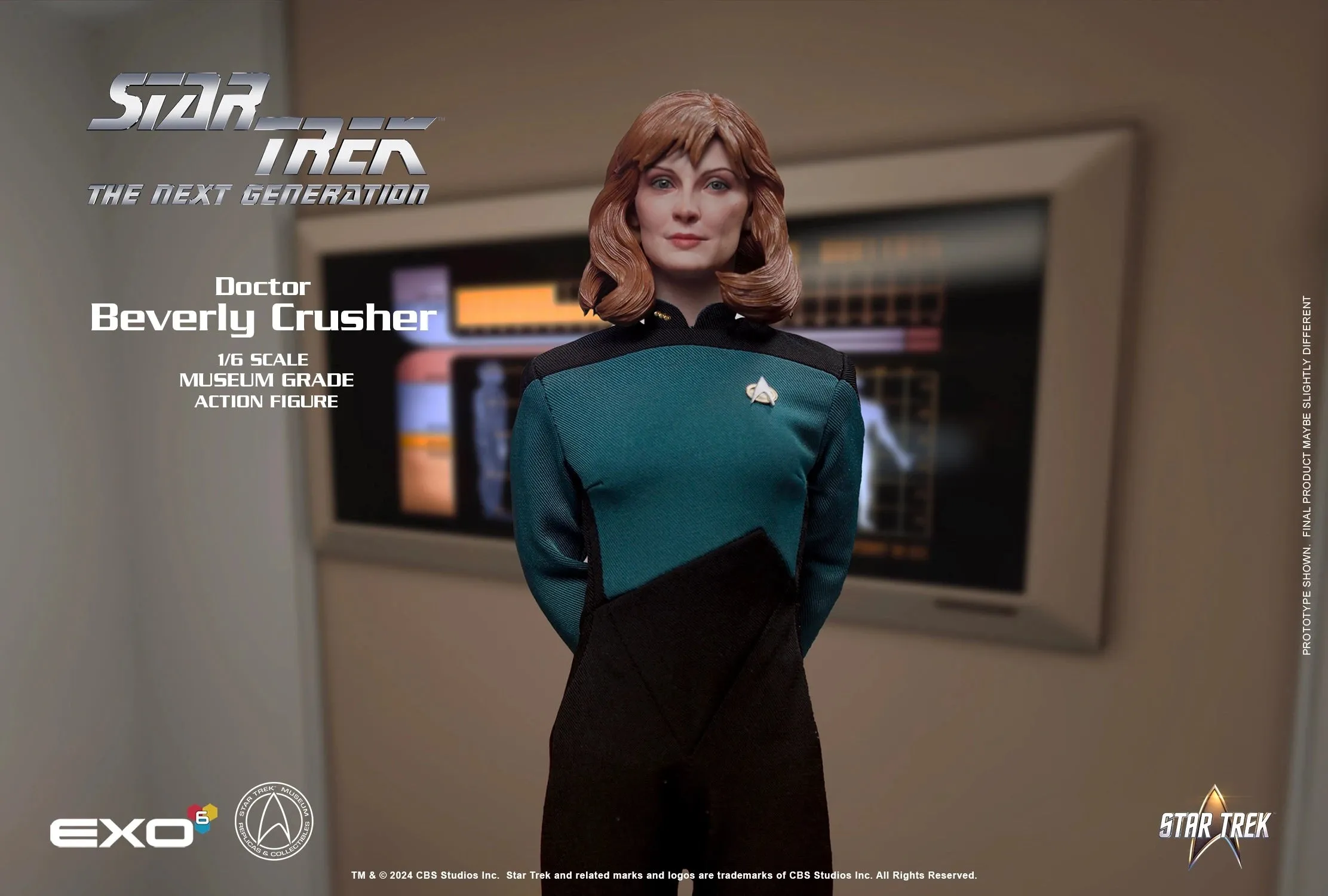EXO-6 Star Trek: The Next Generation Dr. Beverly Crusher (Standard Ver.) 1/6 Scale Figure
