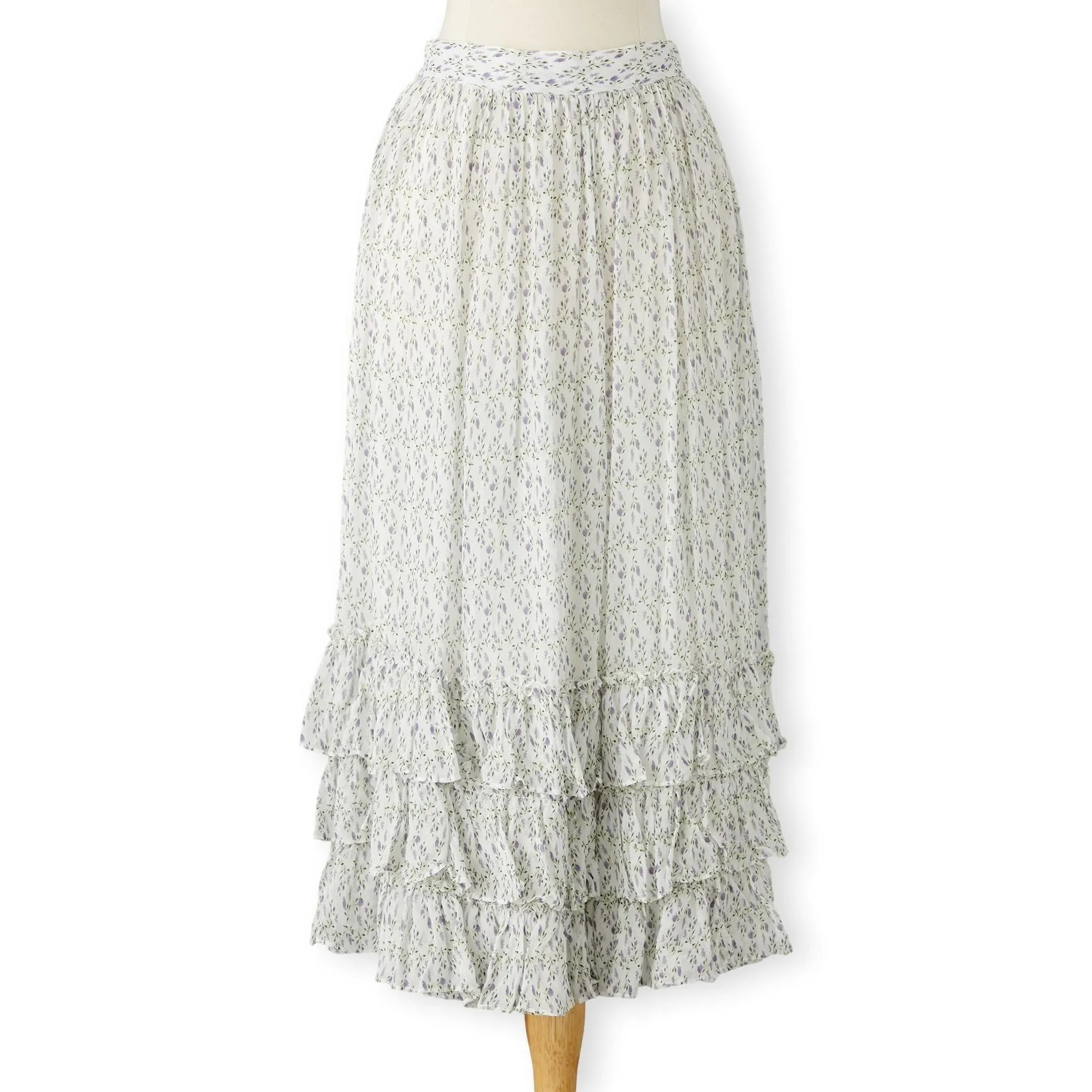 Floral Print Maxi Skirt