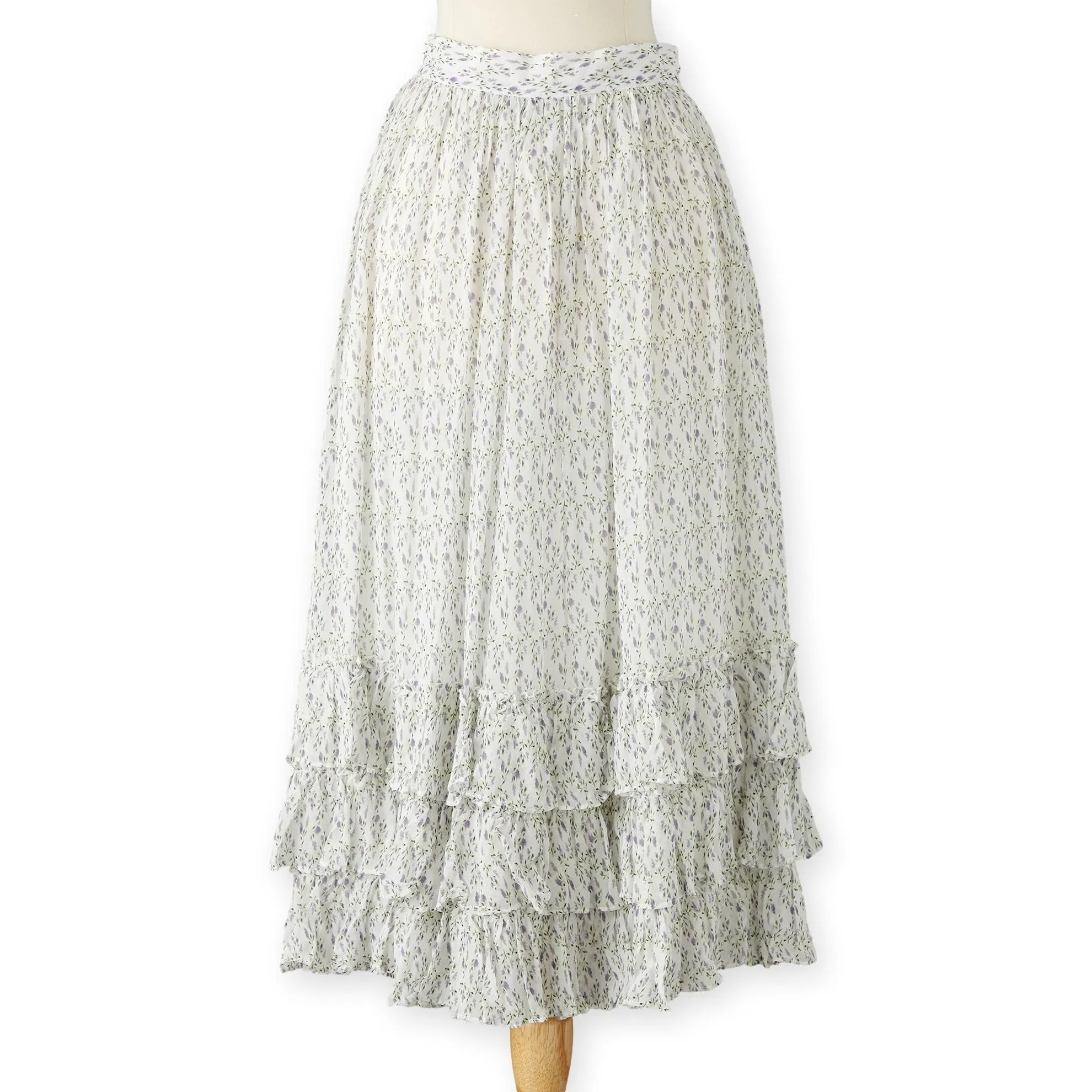 Floral Print Maxi Skirt