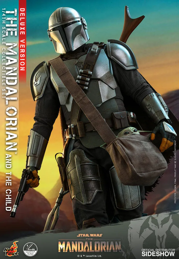 Hot Toys The Mandalorian™ and The Child / Grogu™ (Deluxe Version) - 1/4 Scale