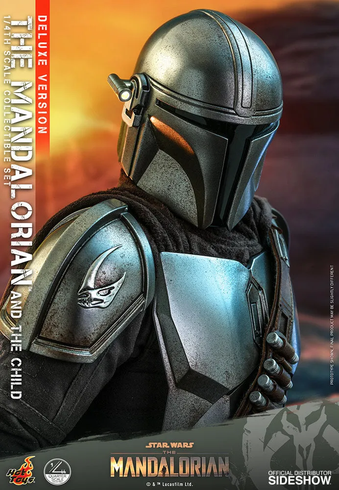 Hot Toys The Mandalorian™ and The Child / Grogu™ (Deluxe Version) - 1/4 Scale
