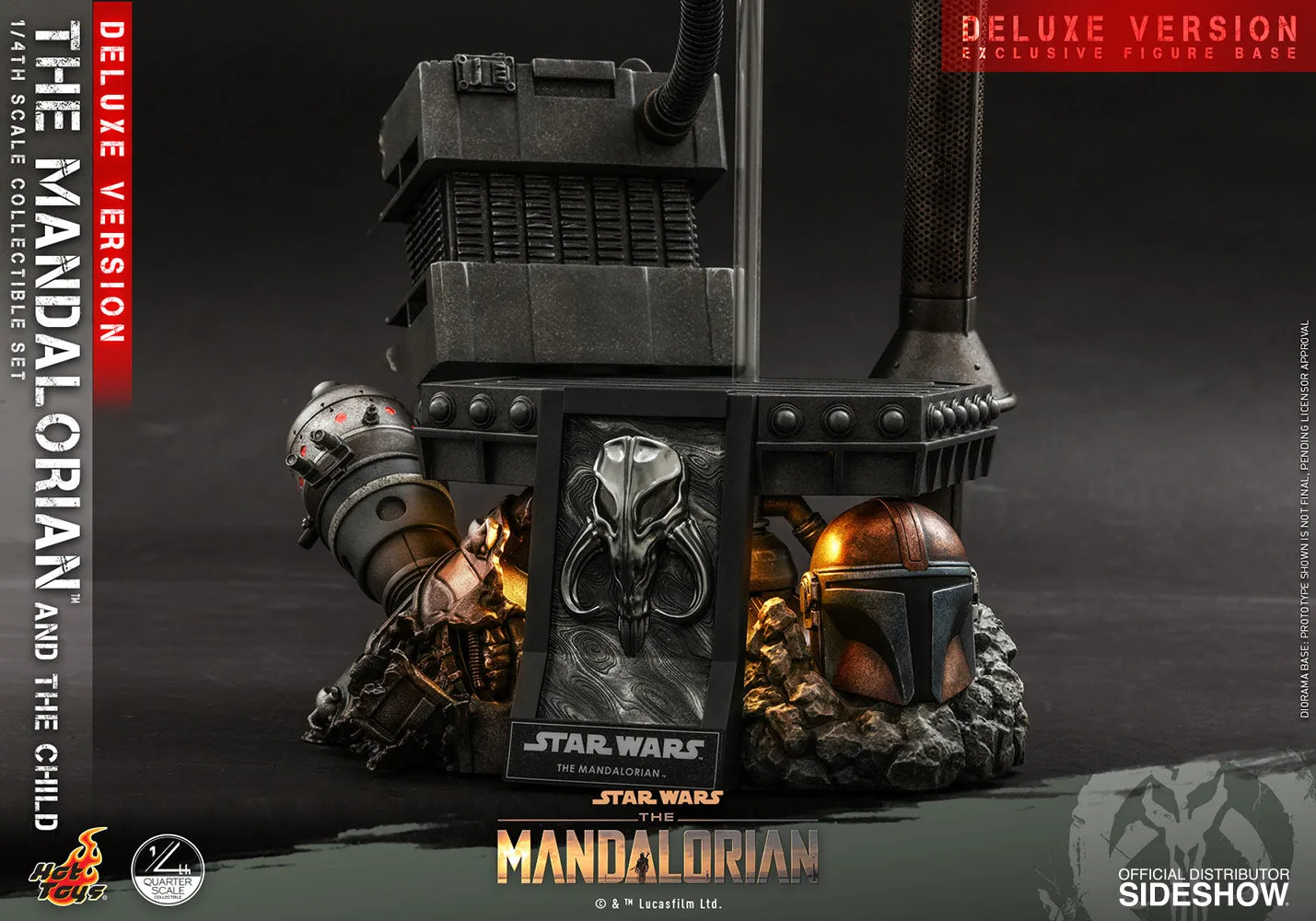 Hot Toys The Mandalorian™ and The Child / Grogu™ (Deluxe Version) - 1/4 Scale