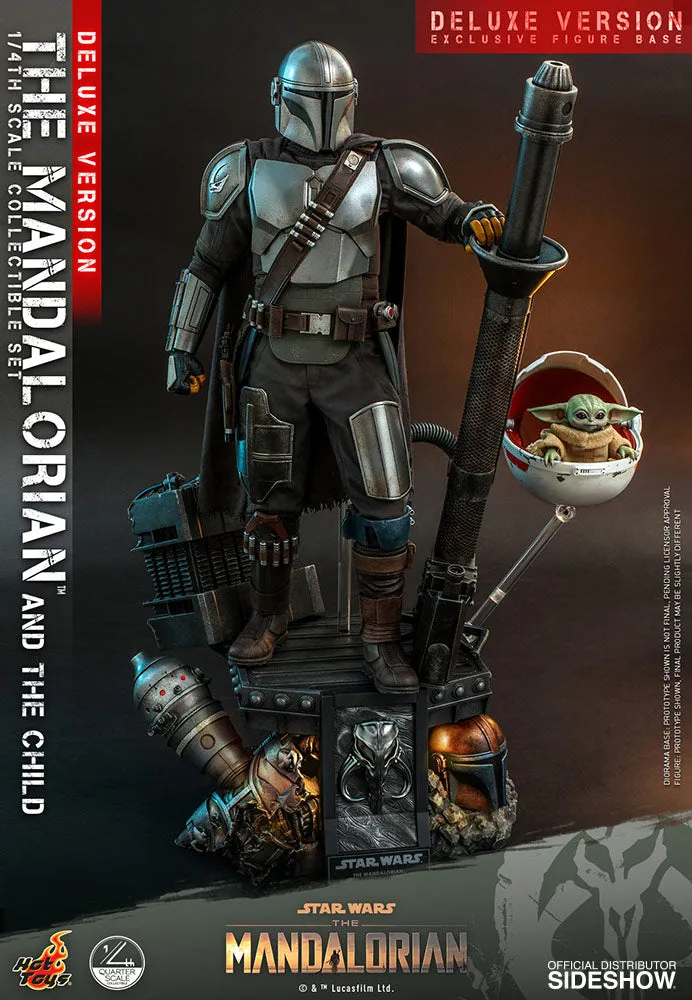 Hot Toys The Mandalorian™ and The Child / Grogu™ (Deluxe Version) - 1/4 Scale