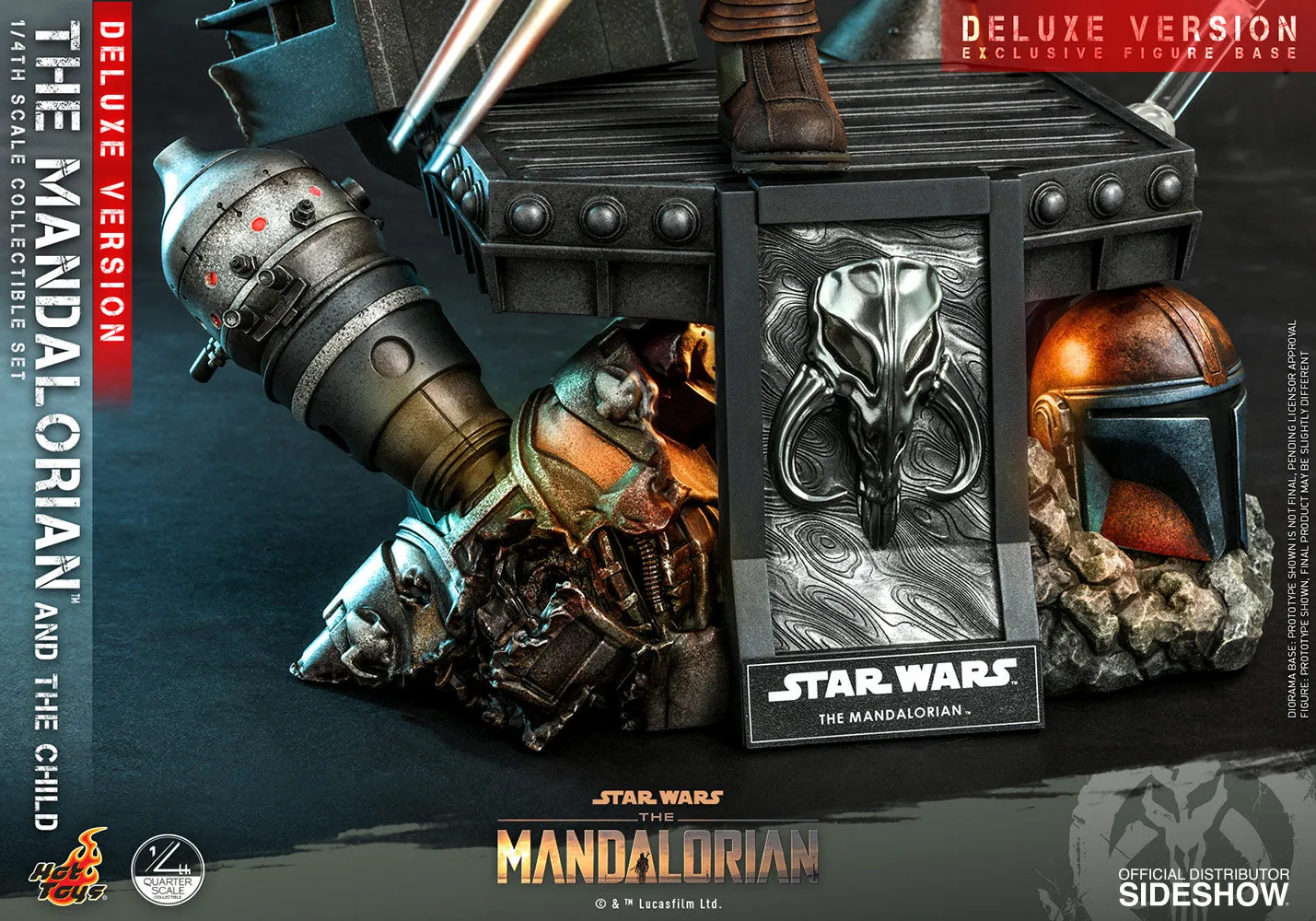 Hot Toys The Mandalorian™ and The Child / Grogu™ (Deluxe Version) - 1/4 Scale