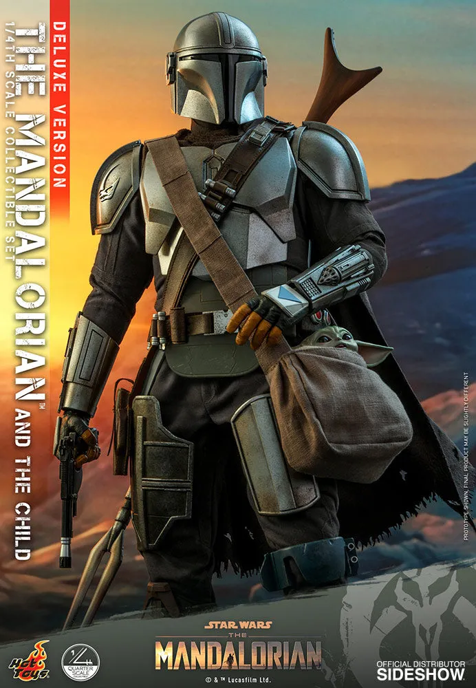 Hot Toys The Mandalorian™ and The Child / Grogu™ (Deluxe Version) - 1/4 Scale