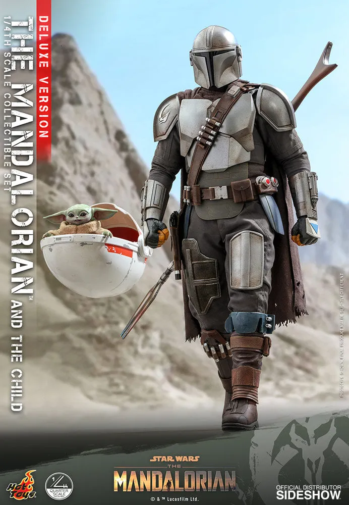 Hot Toys The Mandalorian™ and The Child / Grogu™ (Deluxe Version) - 1/4 Scale