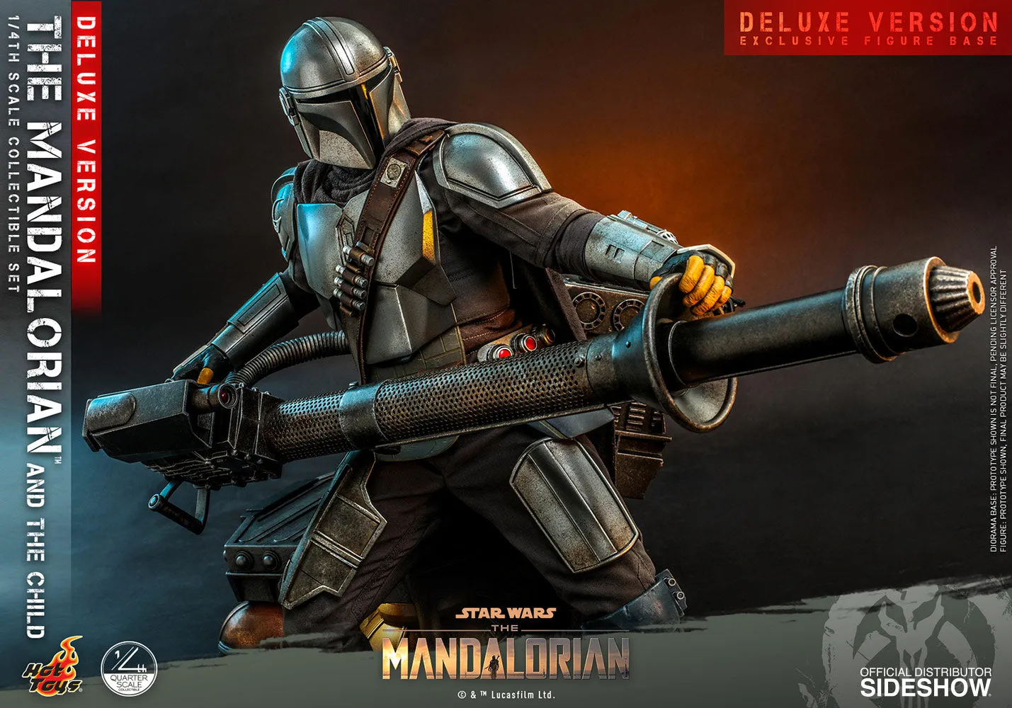 Hot Toys The Mandalorian™ and The Child / Grogu™ (Deluxe Version) - 1/4 Scale