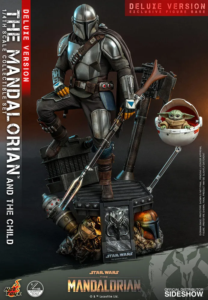Hot Toys The Mandalorian™ and The Child / Grogu™ (Deluxe Version) - 1/4 Scale