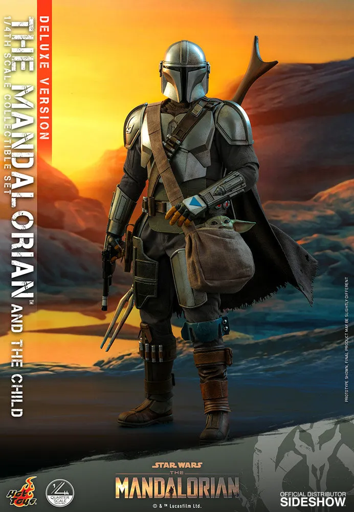 Hot Toys The Mandalorian™ and The Child / Grogu™ (Deluxe Version) - 1/4 Scale