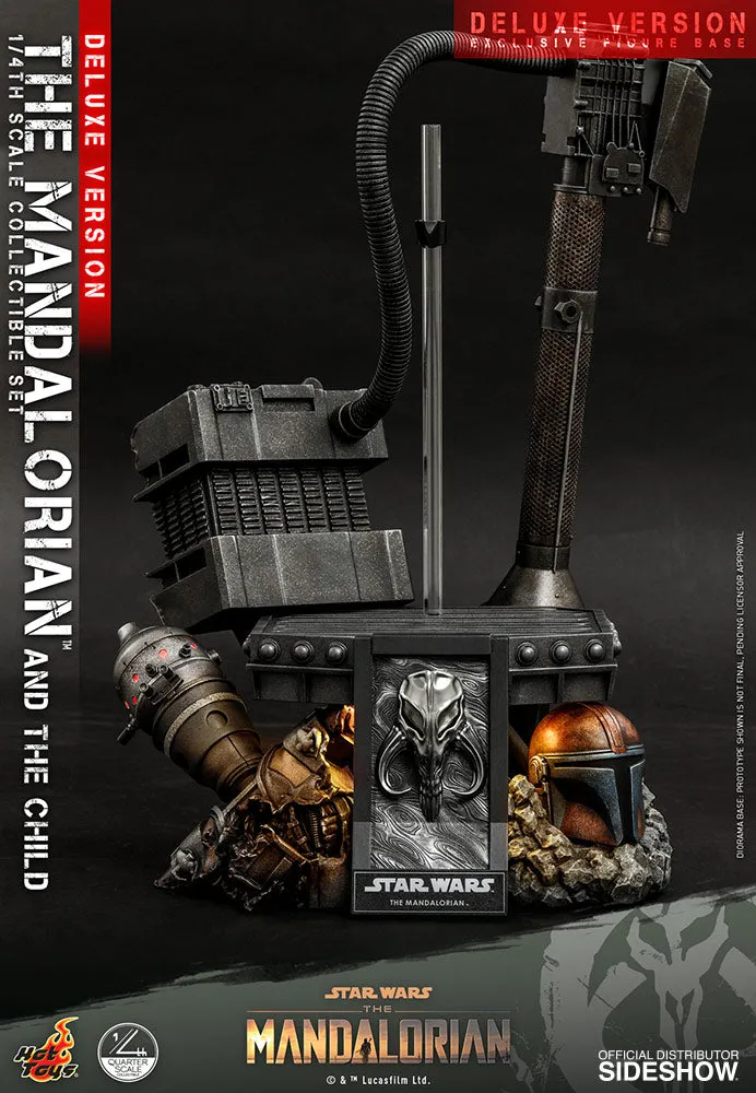 Hot Toys The Mandalorian™ and The Child / Grogu™ (Deluxe Version) - 1/4 Scale