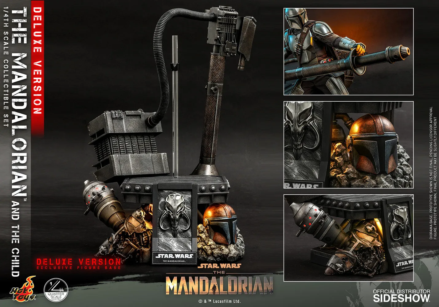 Hot Toys The Mandalorian™ and The Child / Grogu™ (Deluxe Version) - 1/4 Scale