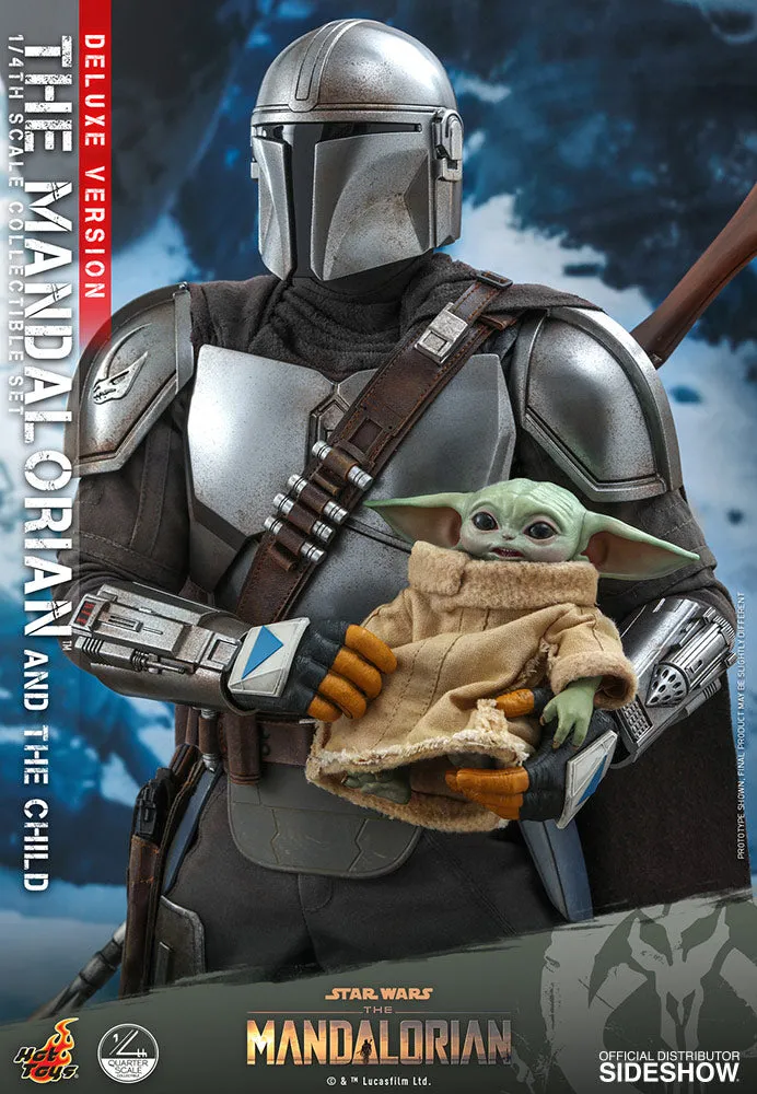Hot Toys The Mandalorian™ and The Child / Grogu™ (Deluxe Version) - 1/4 Scale