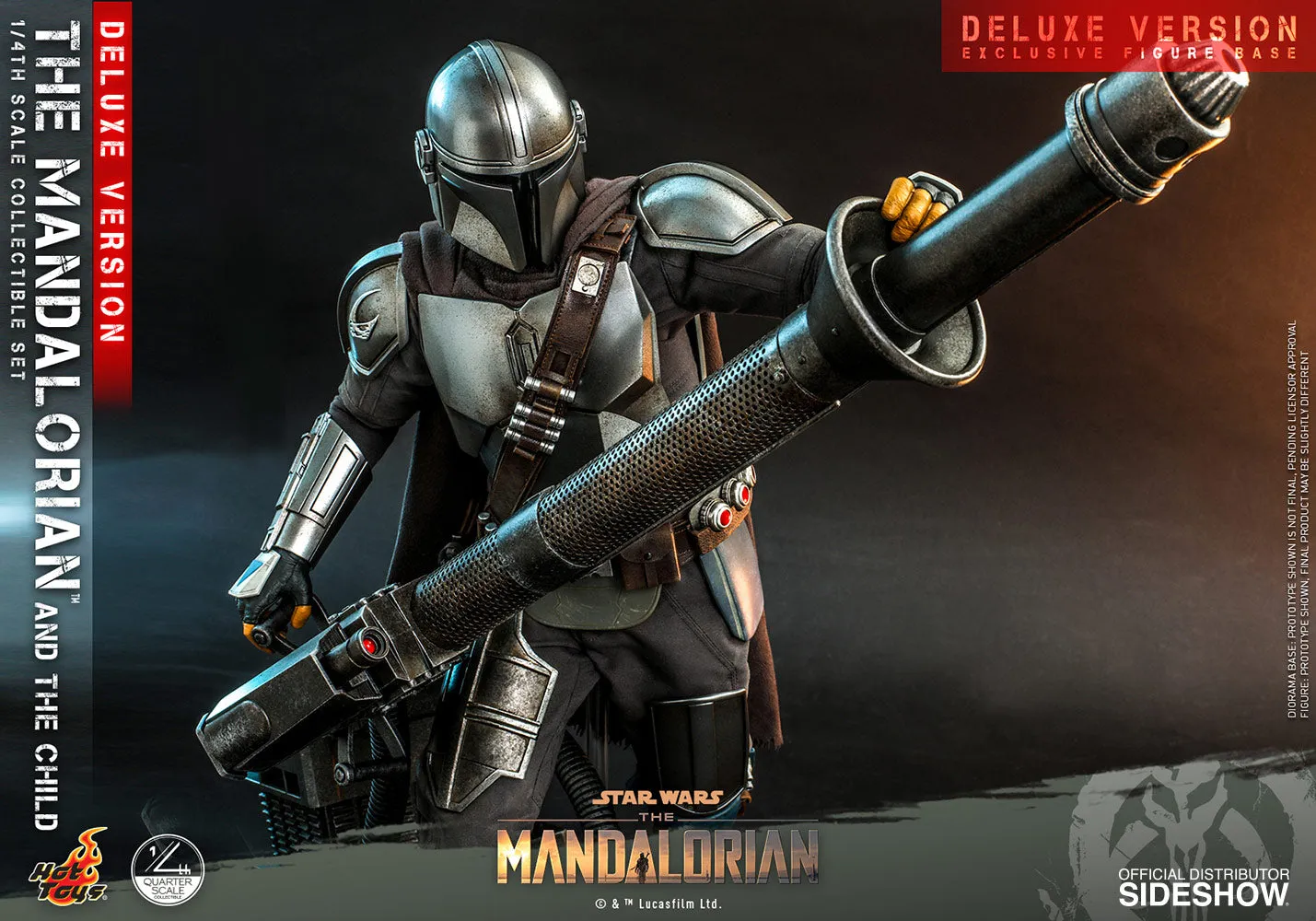 Hot Toys The Mandalorian™ and The Child / Grogu™ (Deluxe Version) - 1/4 Scale
