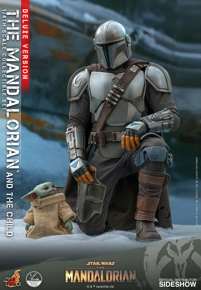Hot Toys The Mandalorian™ and The Child / Grogu™ (Deluxe Version) - 1/4 Scale