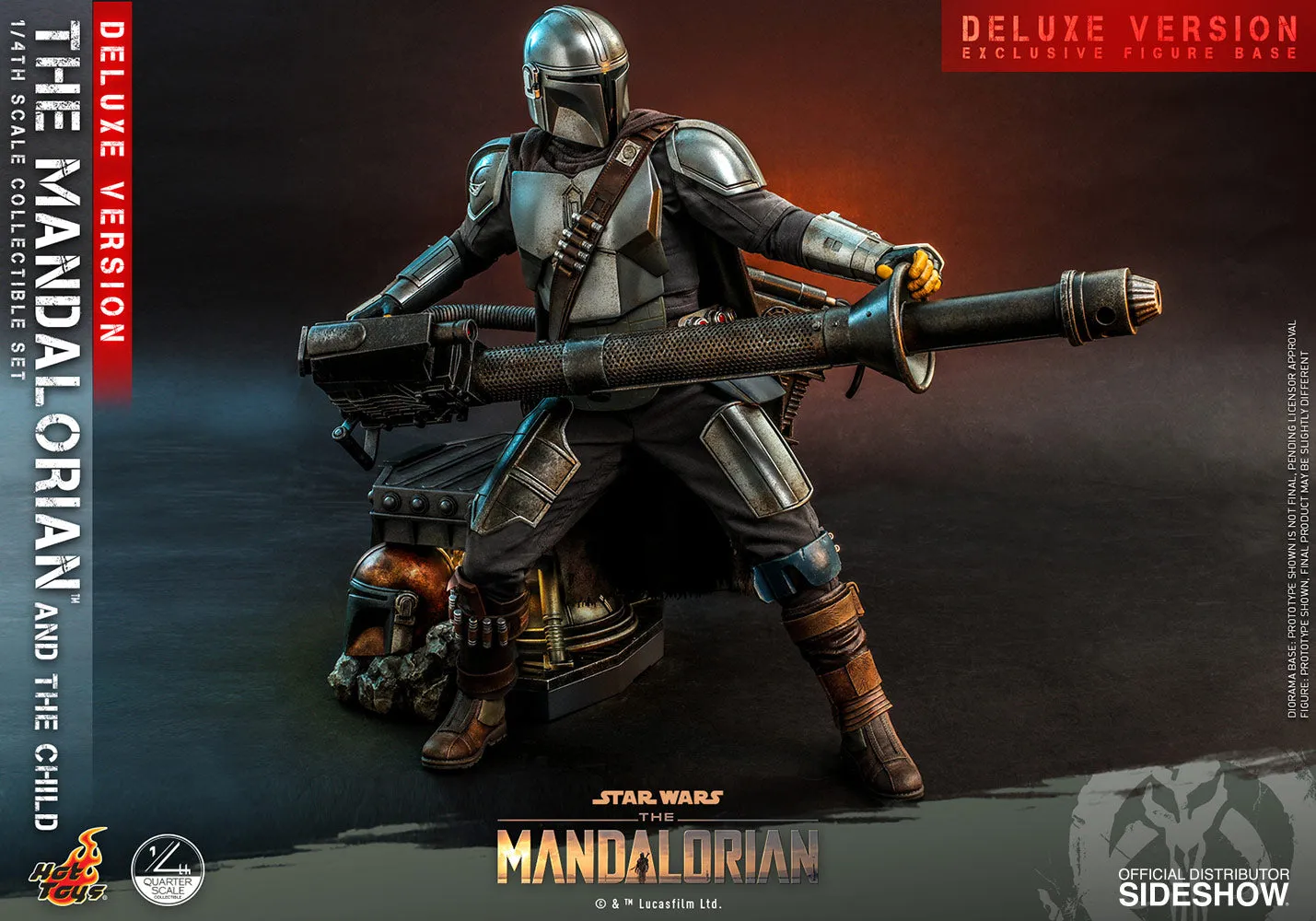 Hot Toys The Mandalorian™ and The Child / Grogu™ (Deluxe Version) - 1/4 Scale