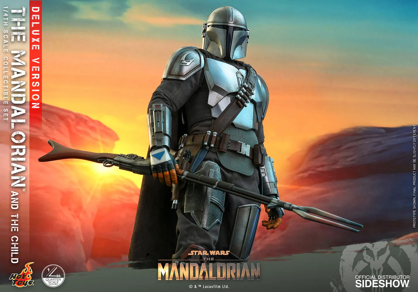 Hot Toys The Mandalorian™ and The Child / Grogu™ (Deluxe Version) - 1/4 Scale