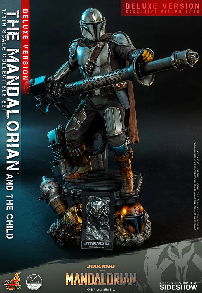 Hot Toys The Mandalorian™ and The Child / Grogu™ (Deluxe Version) - 1/4 Scale