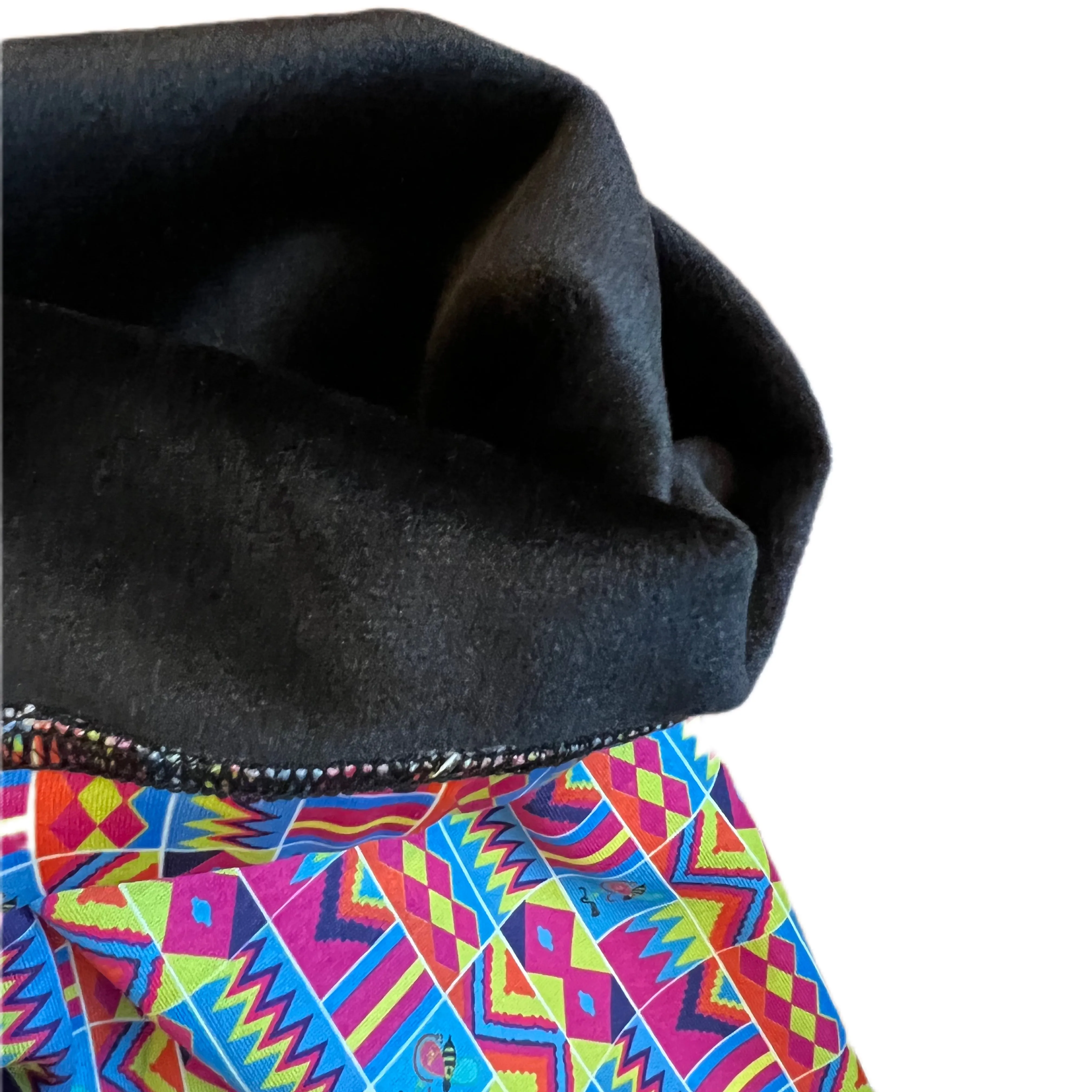 Kente Get Enough Print Fleece Lined Leggings