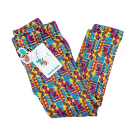 Kente Get Enough Print Fleece Lined Leggings