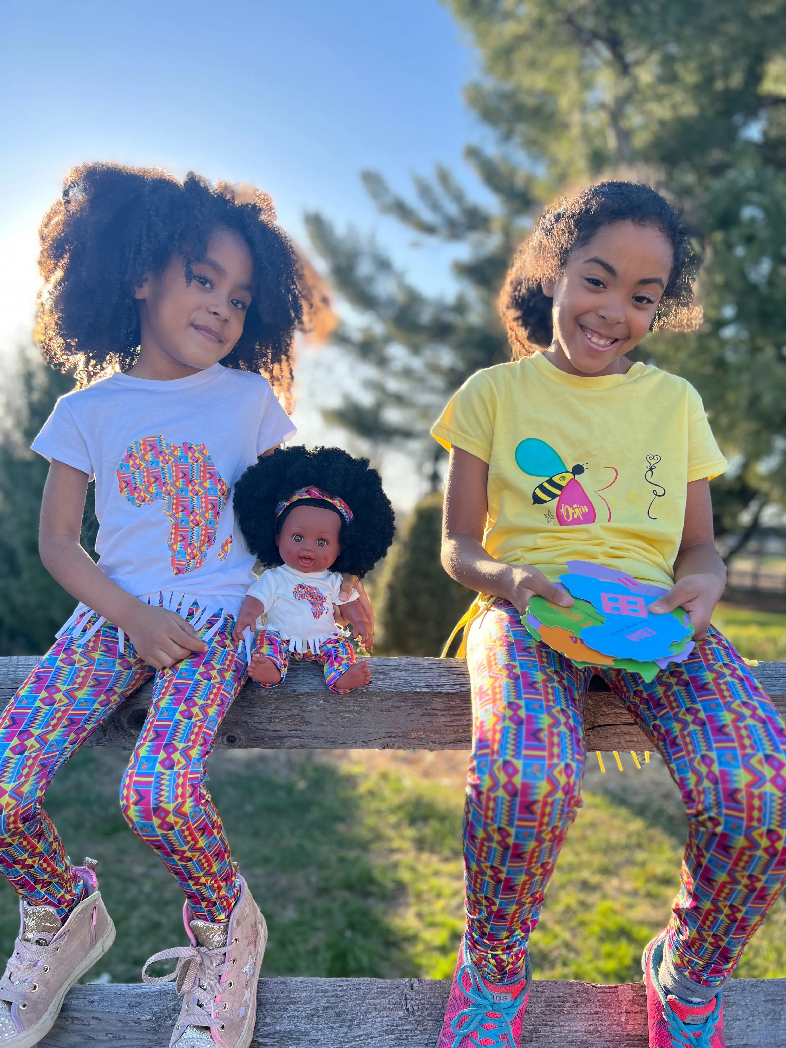 Kente Get Enough Print Leggings - breathable