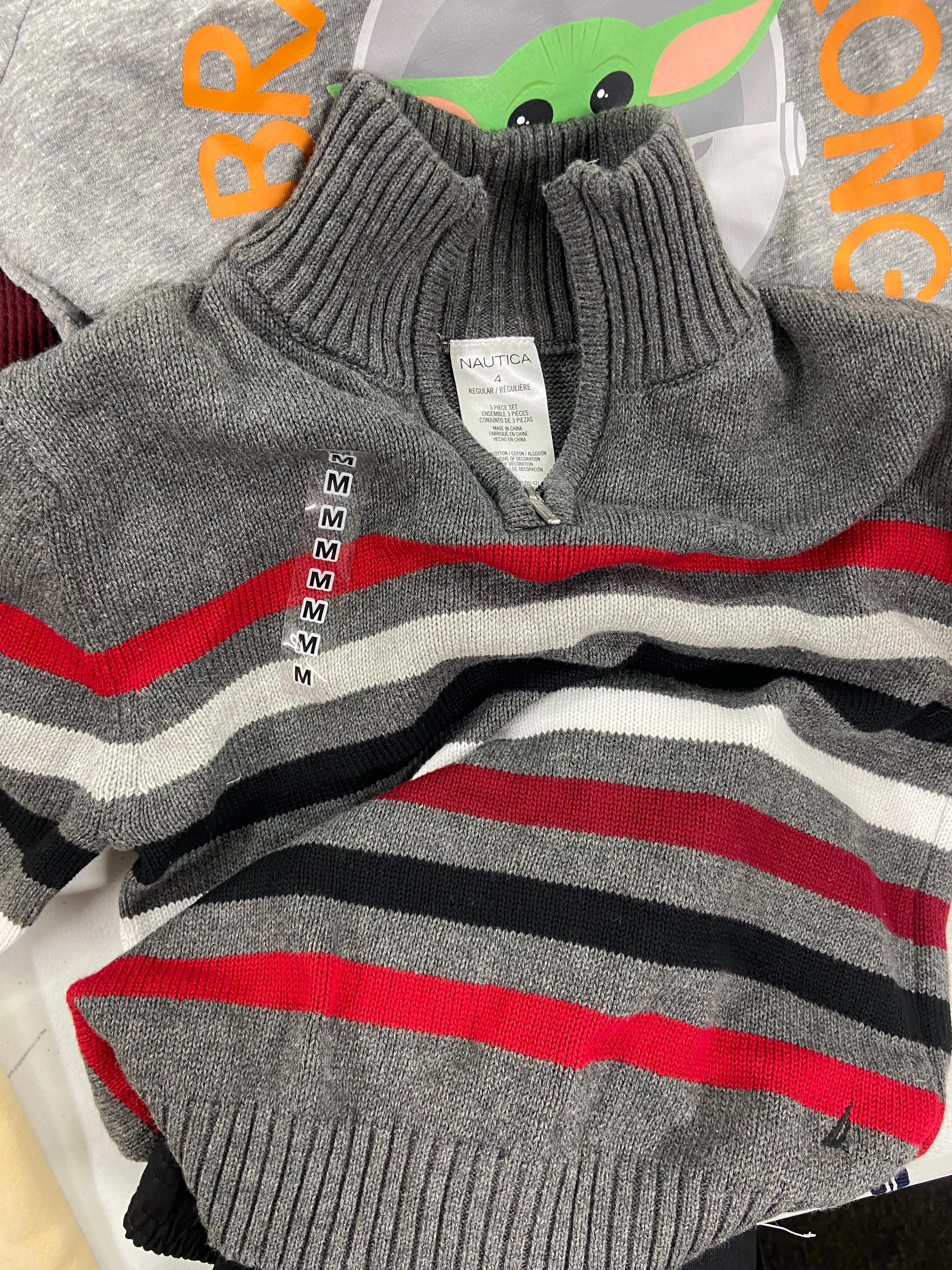 Kid's & Baby's Clothing Assorted Wholesale Lot, CALVIN KLEIN, LEVI'S, LUCKY BRAND, NAUTICA, NIKE, STAR WARS, UNIVIBE and more, 16 items, Shelf Pulls, MSRP $568