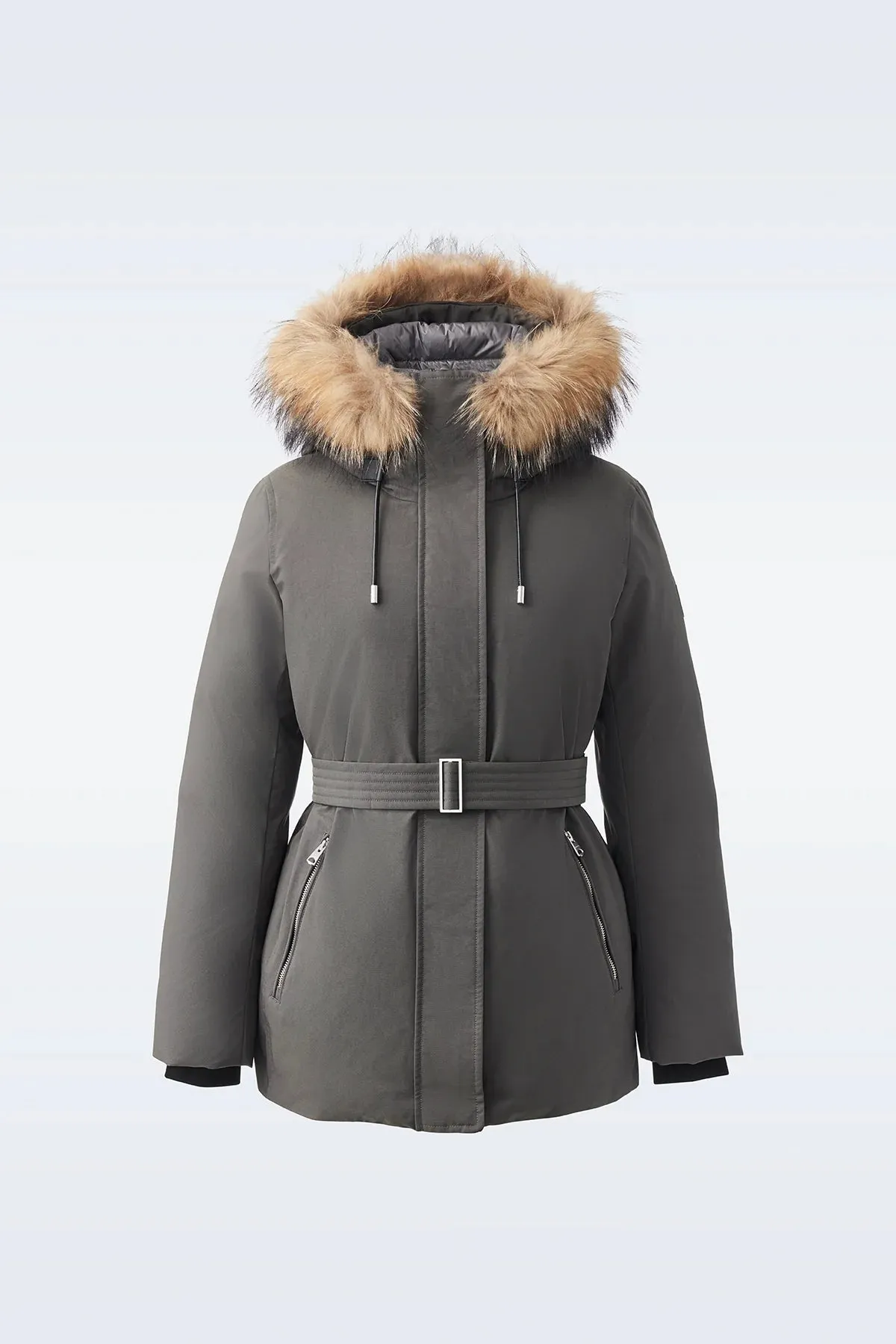 MACKAGE JENI-FZ - 2-in-1 Down Parka With Removable Bib & Fur Trim