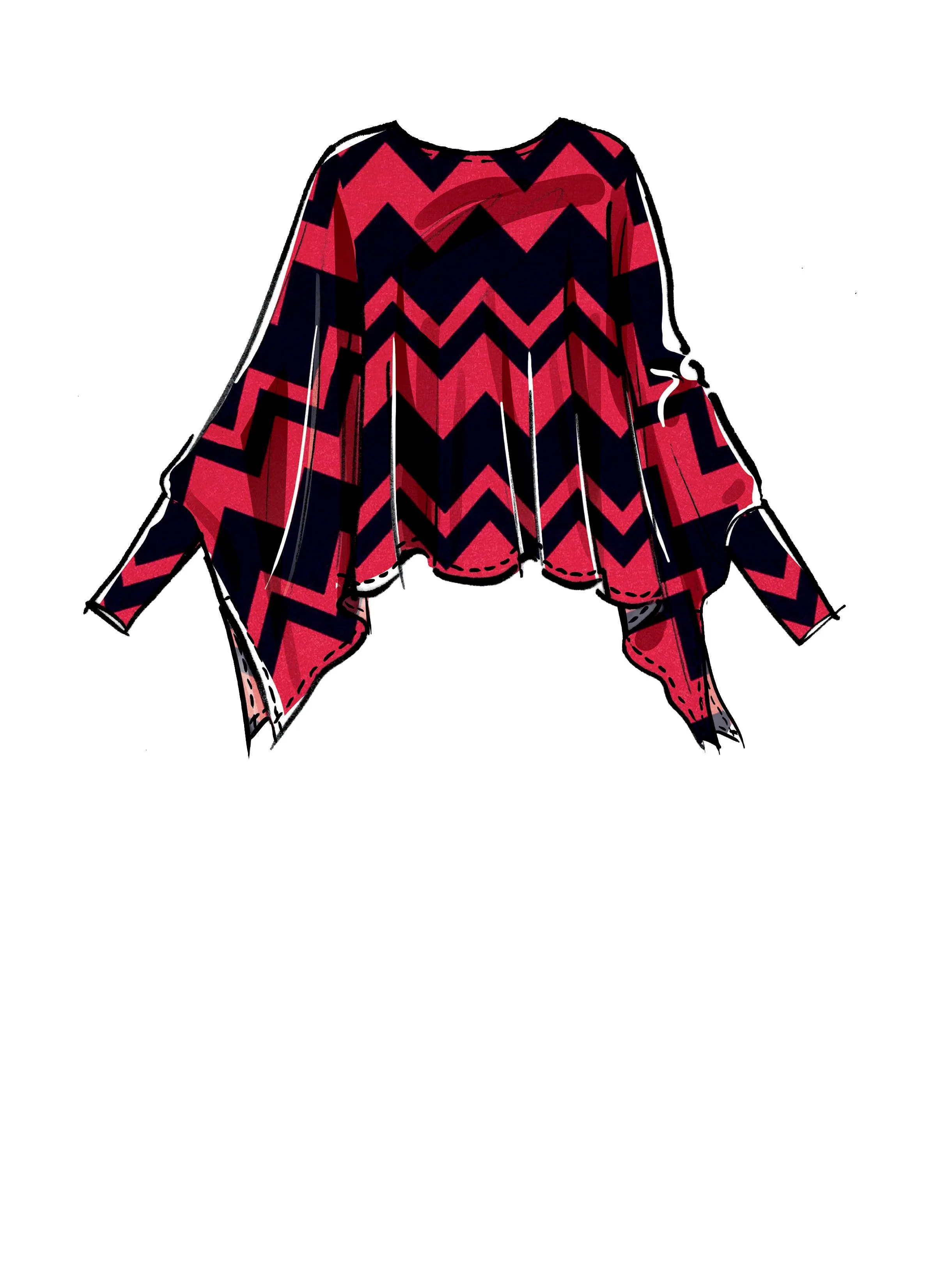McCall's sewing pattern 8241 Misses' Tops