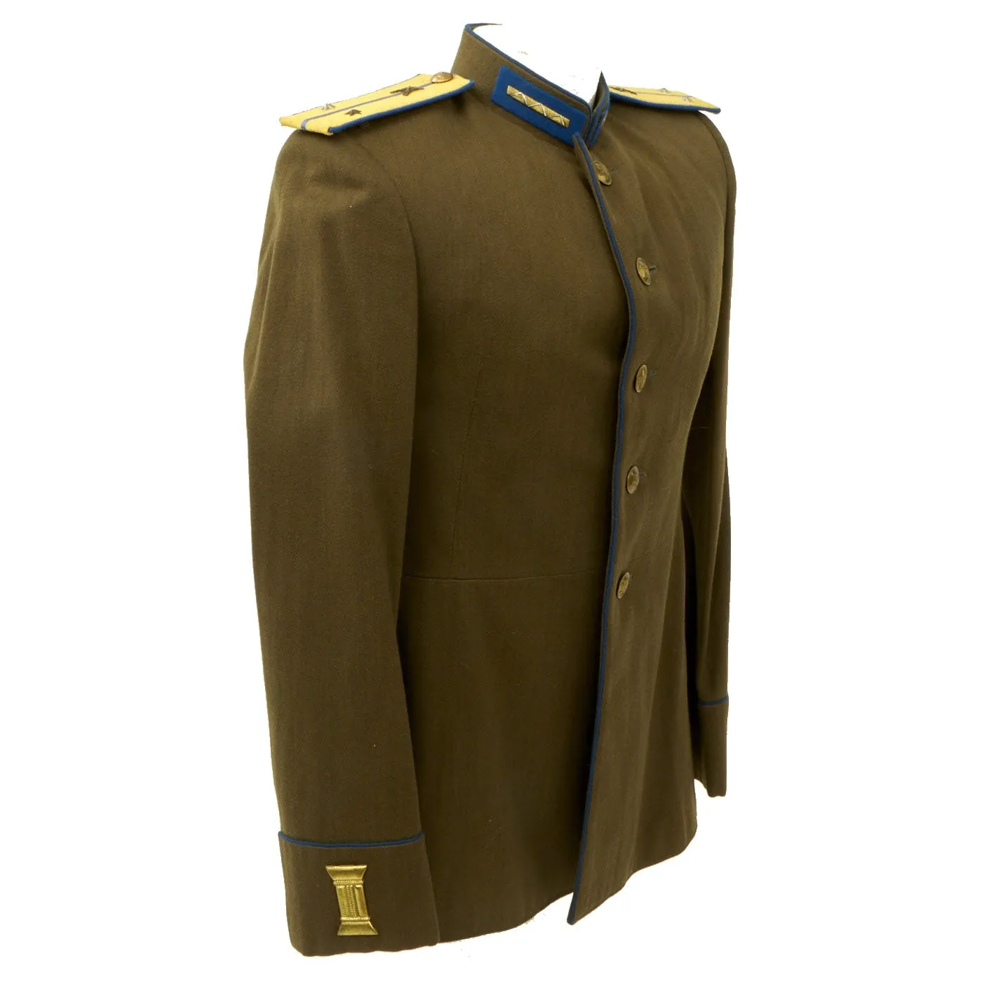 Original Soviet Russian WWII Era M-1943 Victory Parade Mundir Cavalry Lieutenant Uniform Tunic