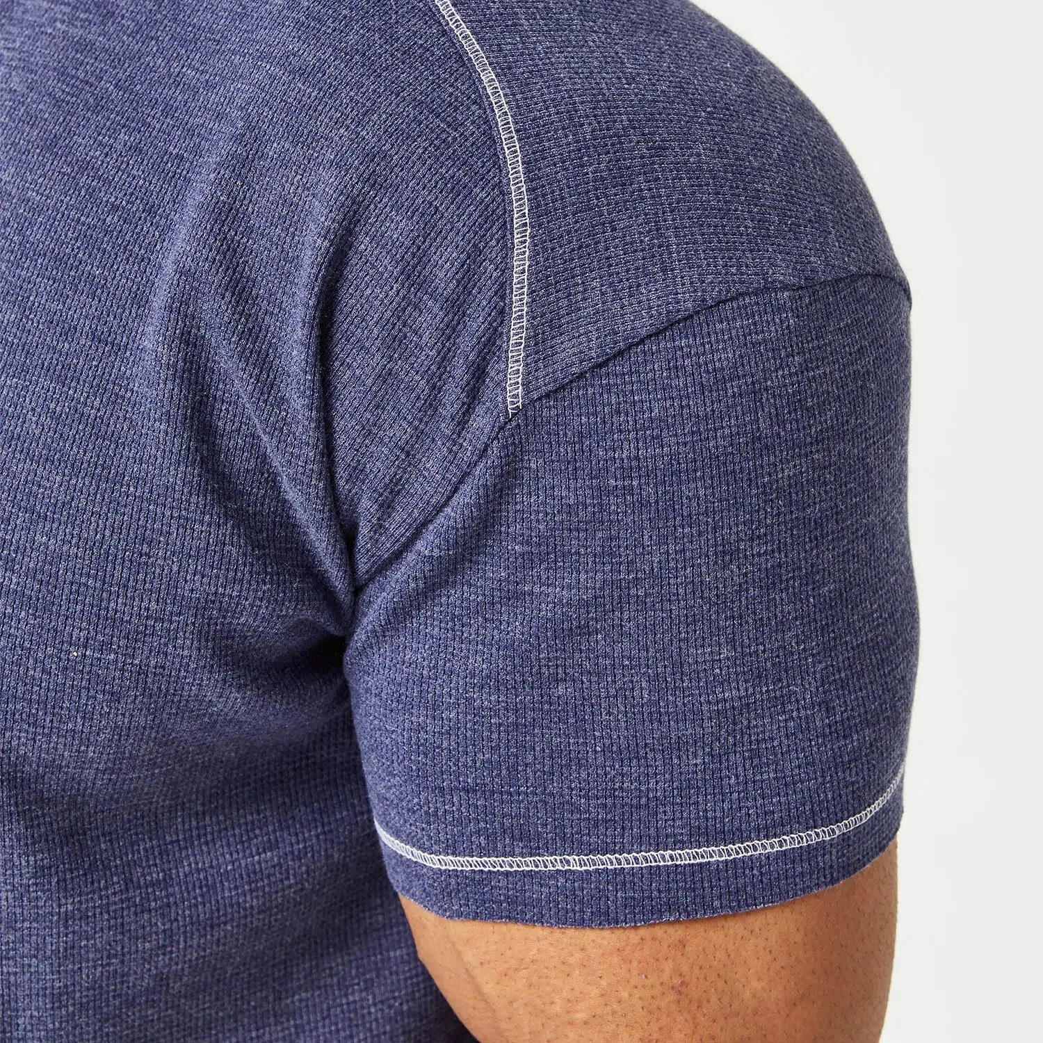 SQUATWOLF Men's Golden Era Waffle Top Short Sleeves
