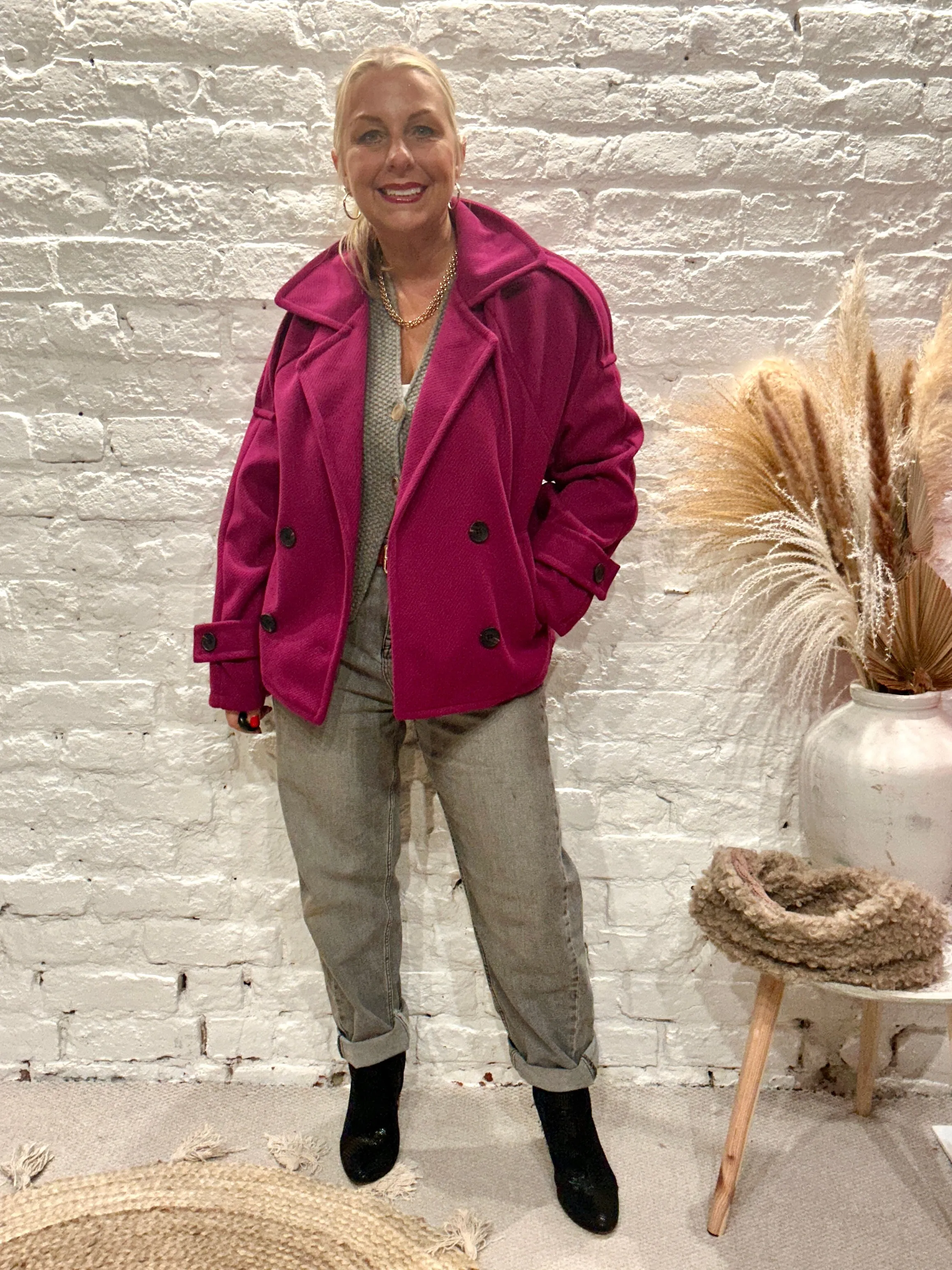 The shorty Short  Trench Button Through Jacket
