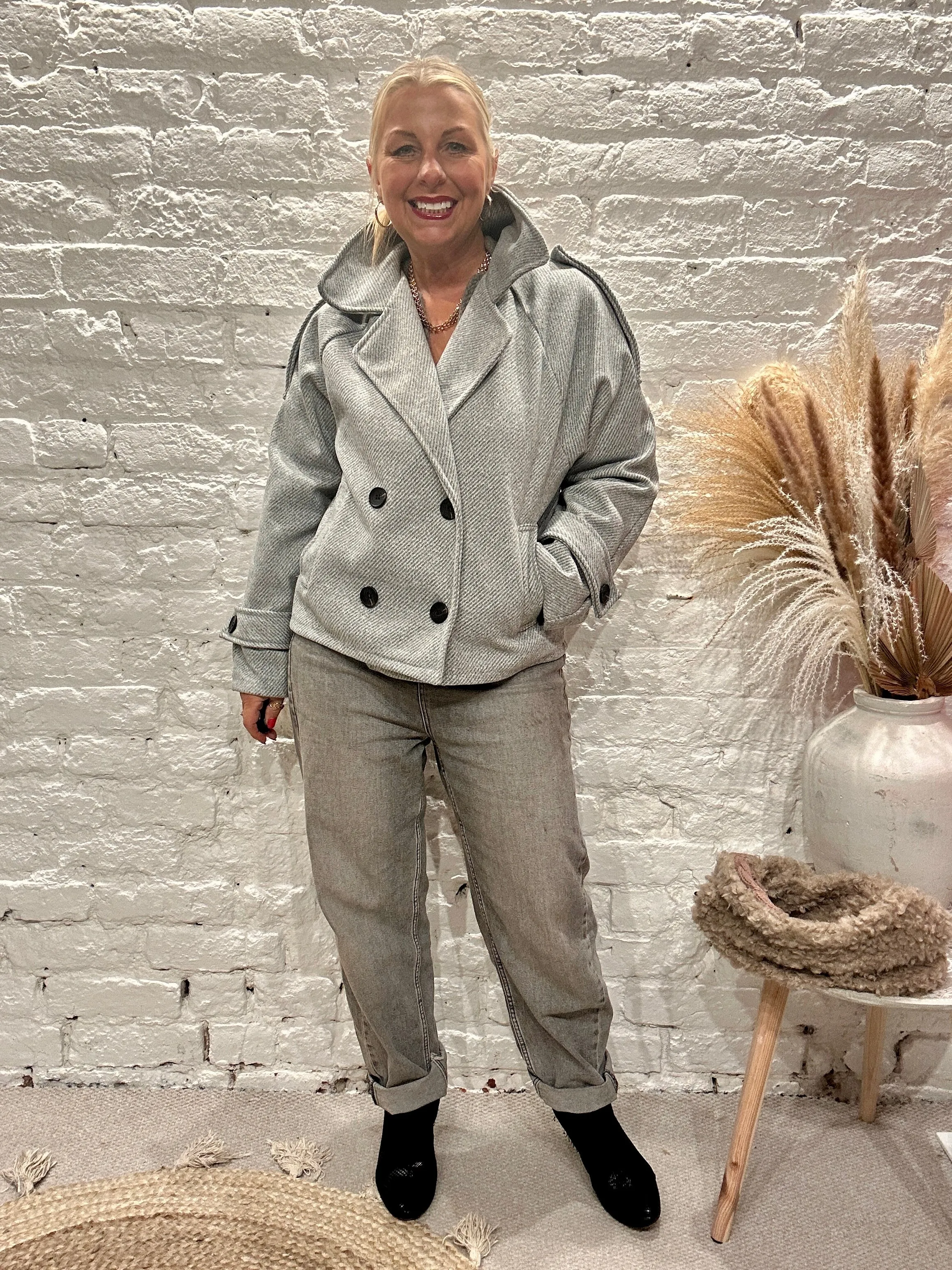 The shorty Short  Trench Button Through Jacket