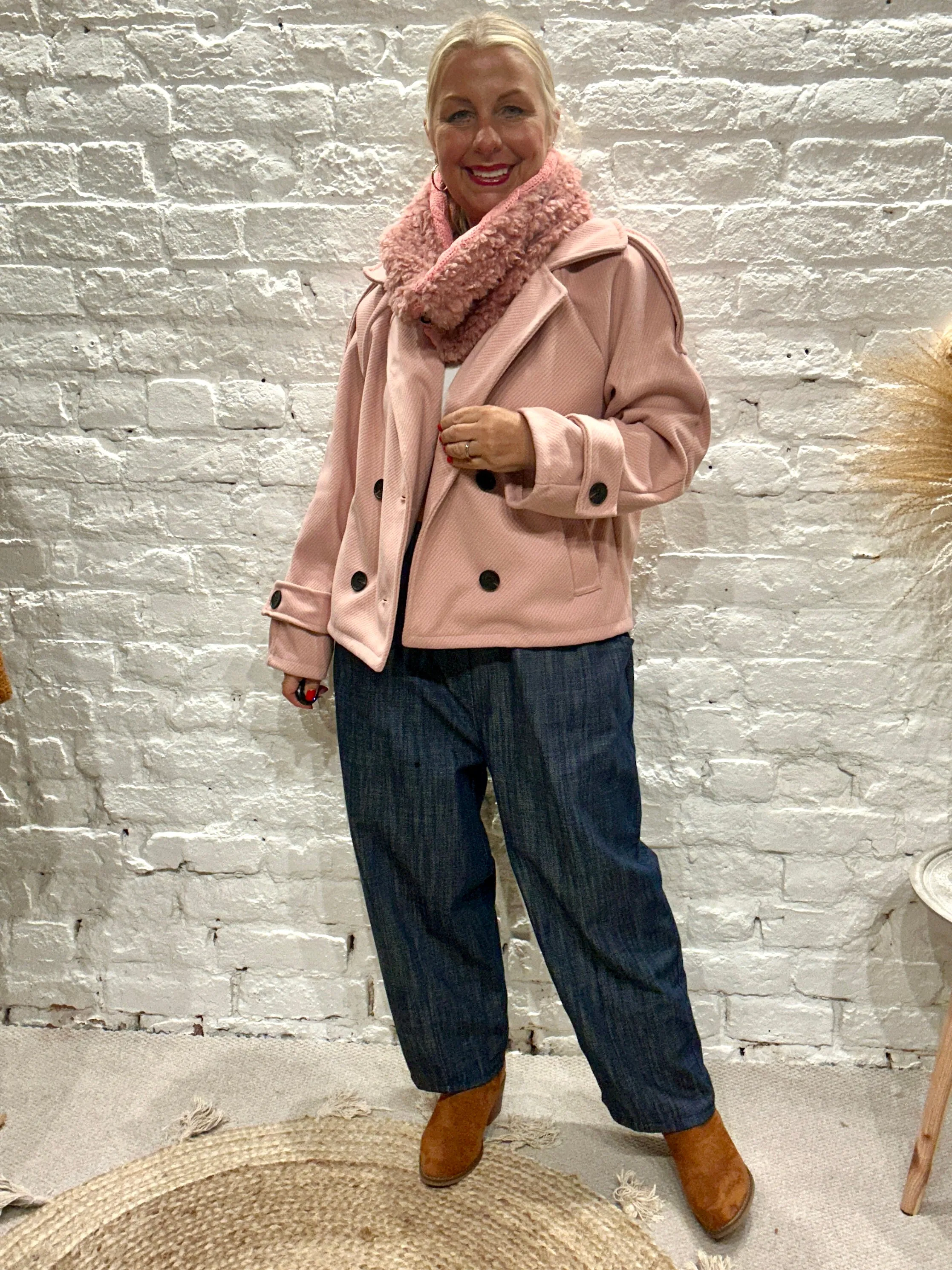 The shorty Short  Trench Button Through Jacket
