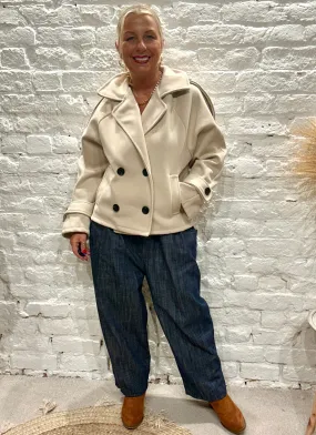 The shorty Short  Trench Button Through Jacket