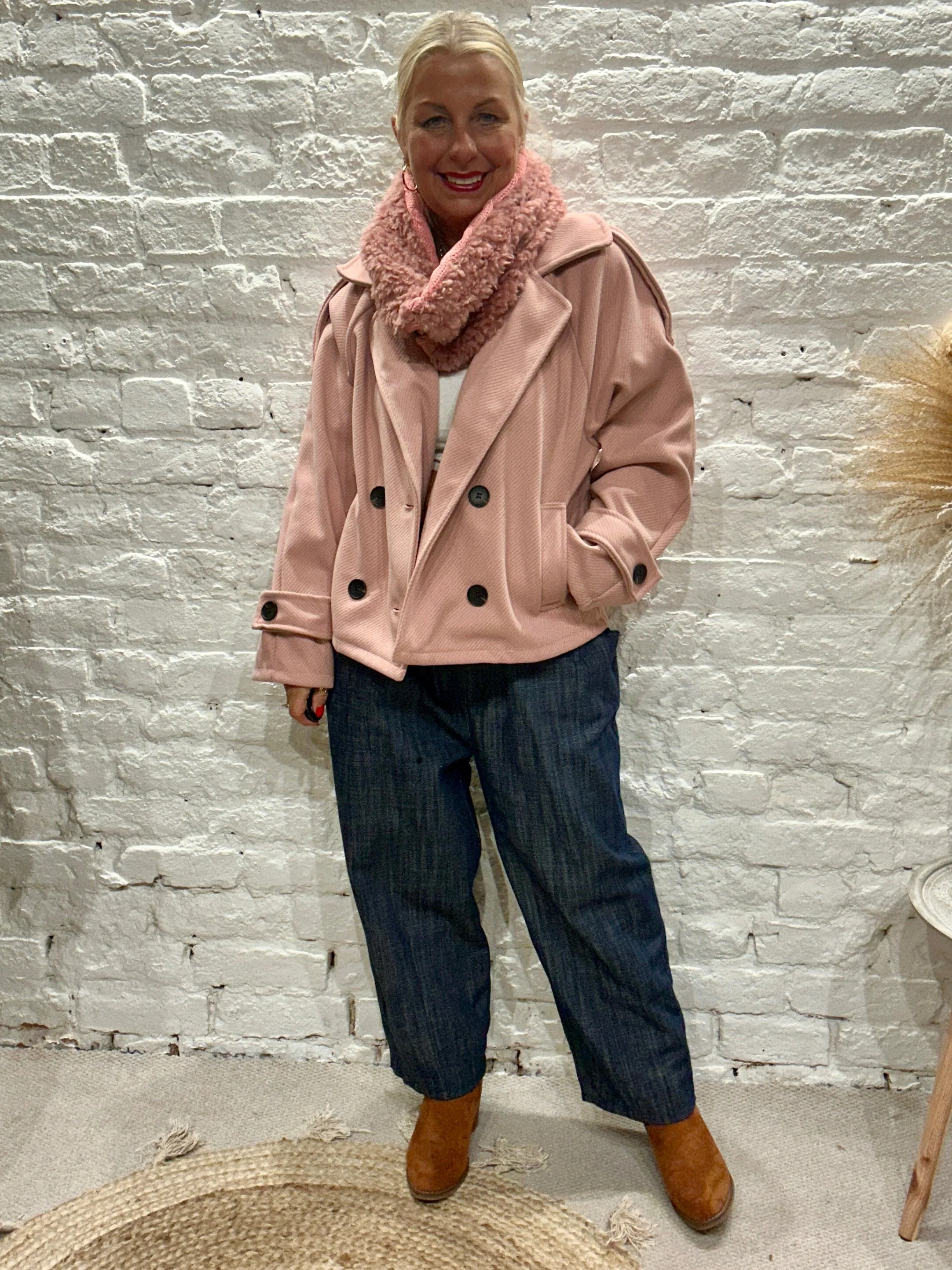 The shorty Short  Trench Button Through Jacket