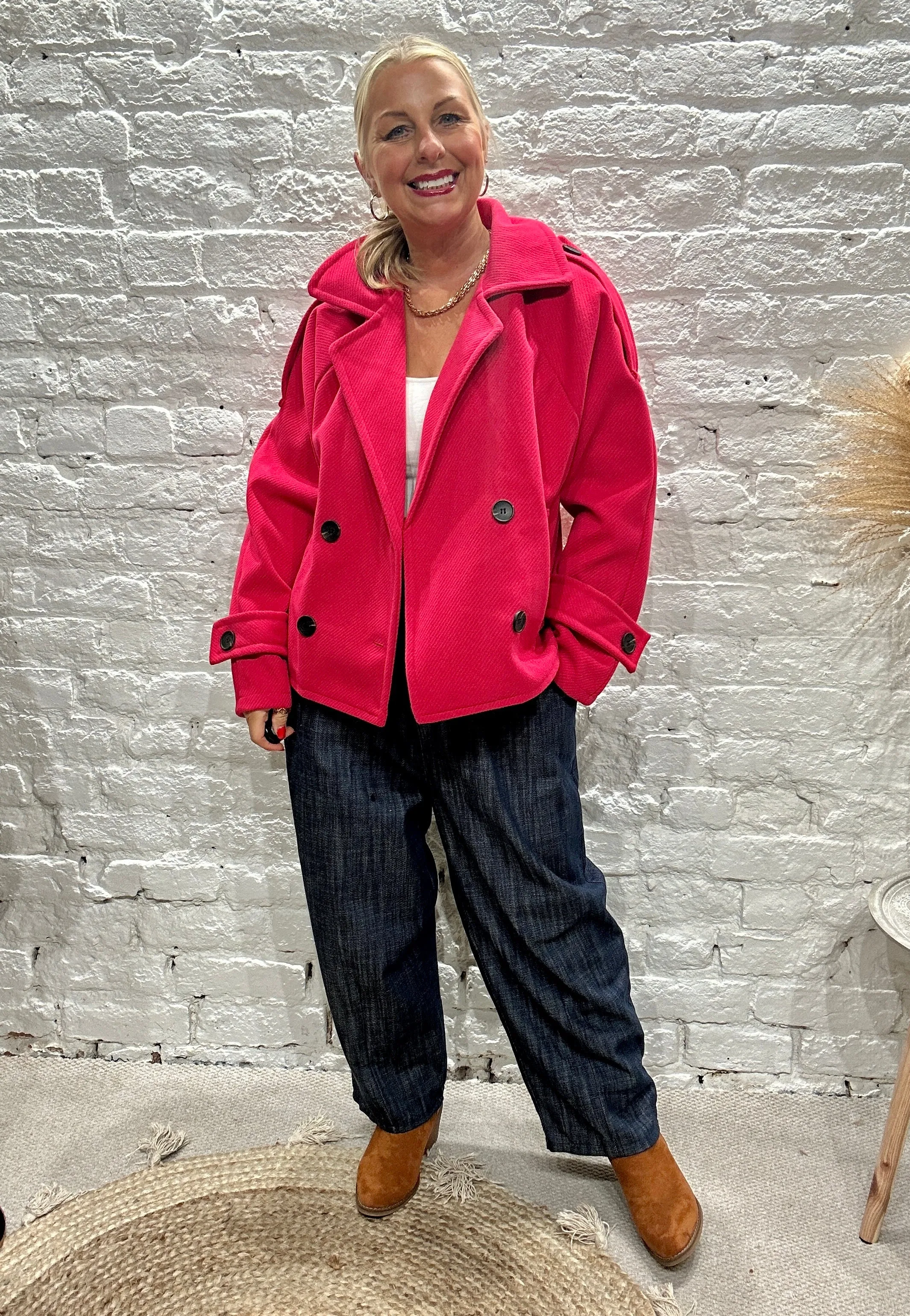 The shorty Short  Trench Button Through Jacket