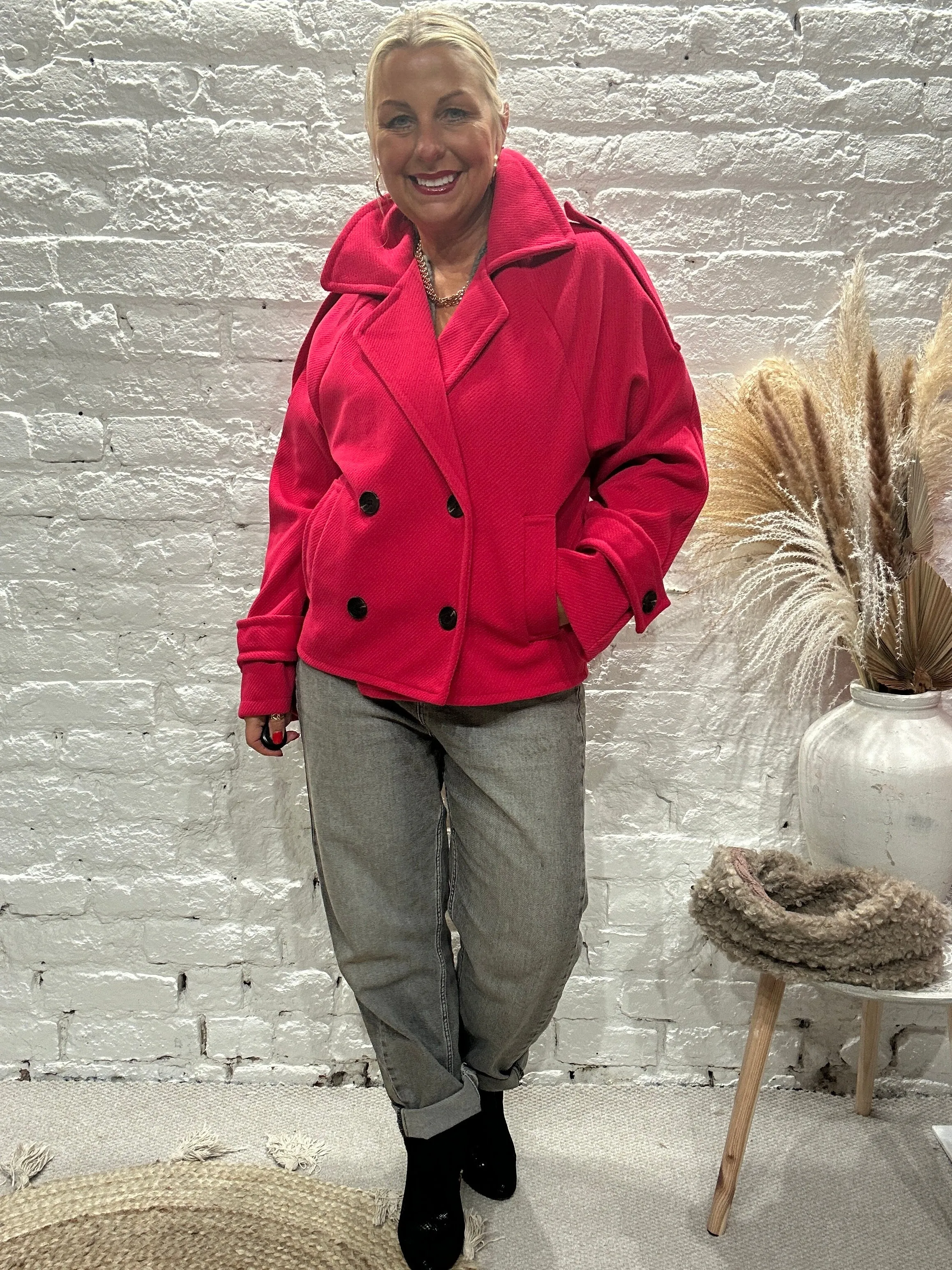 The shorty Short  Trench Button Through Jacket