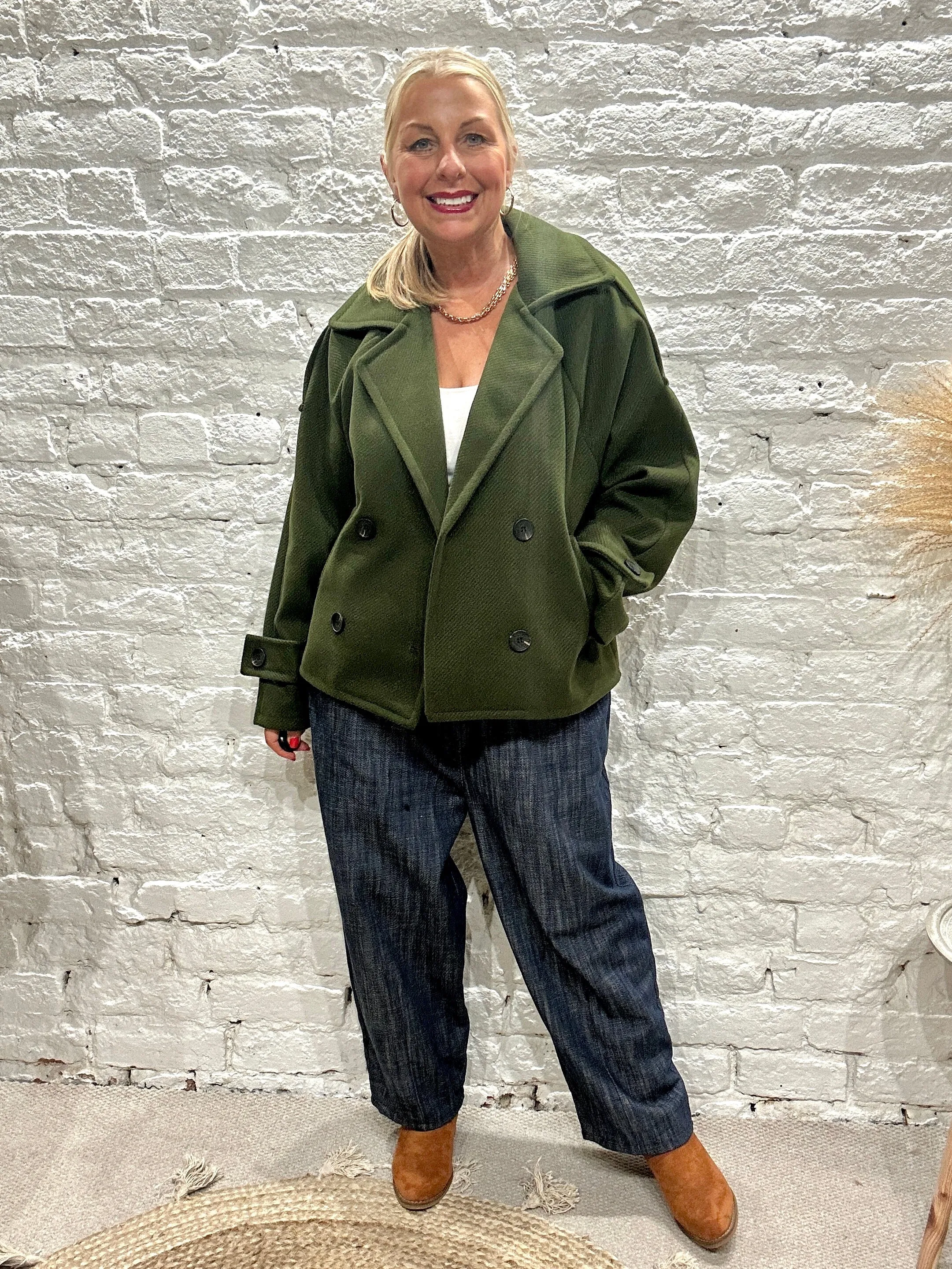 The shorty Short  Trench Button Through Jacket