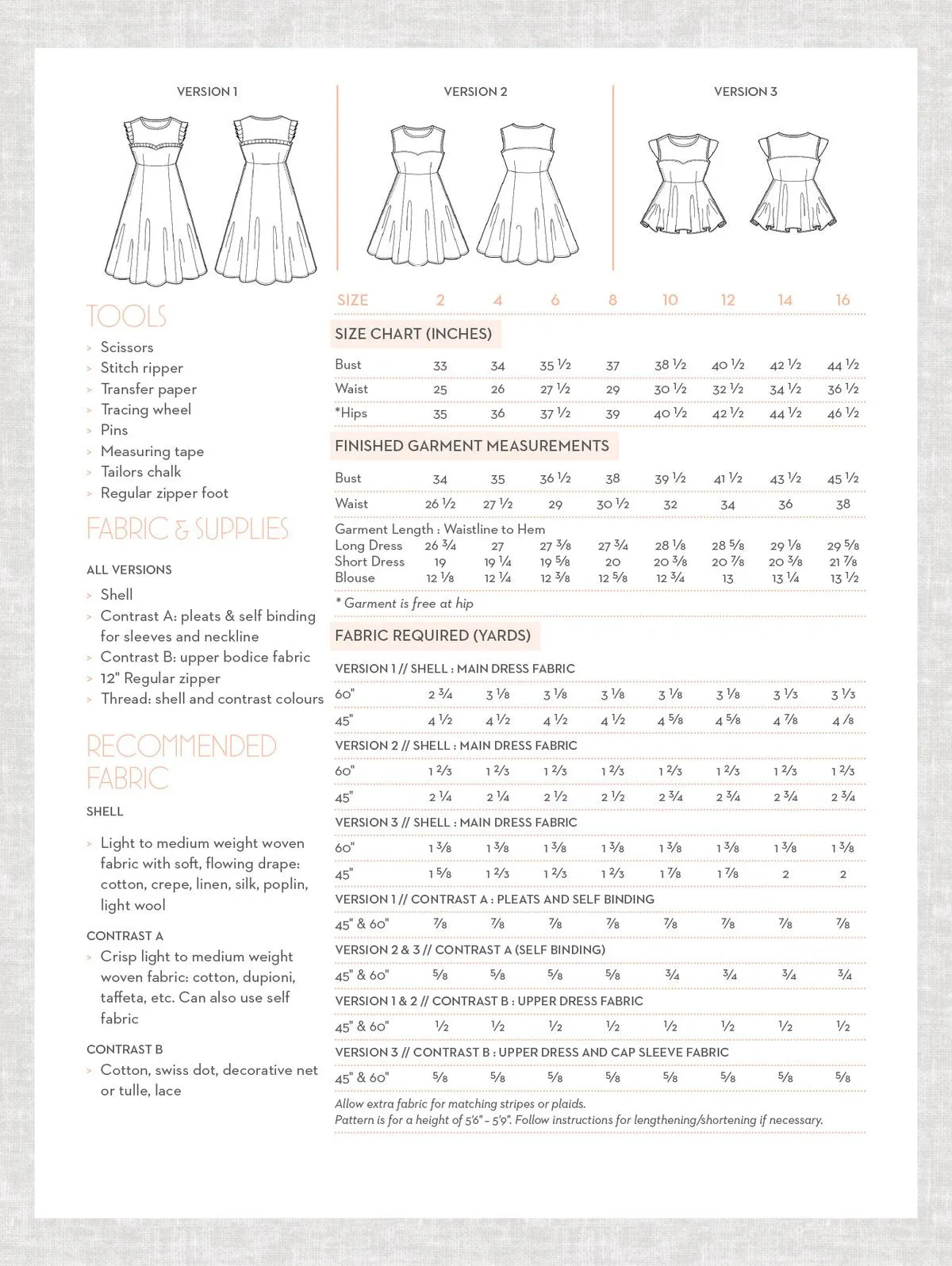 Victory Patterns - Ava Pattern