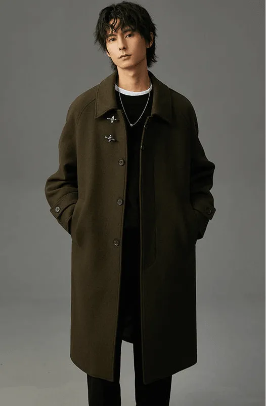 Winter Double-sided Woolen Coat Men