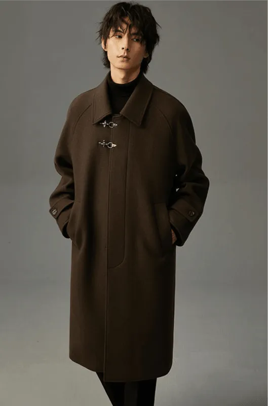 Winter Double-sided Woolen Coat Men